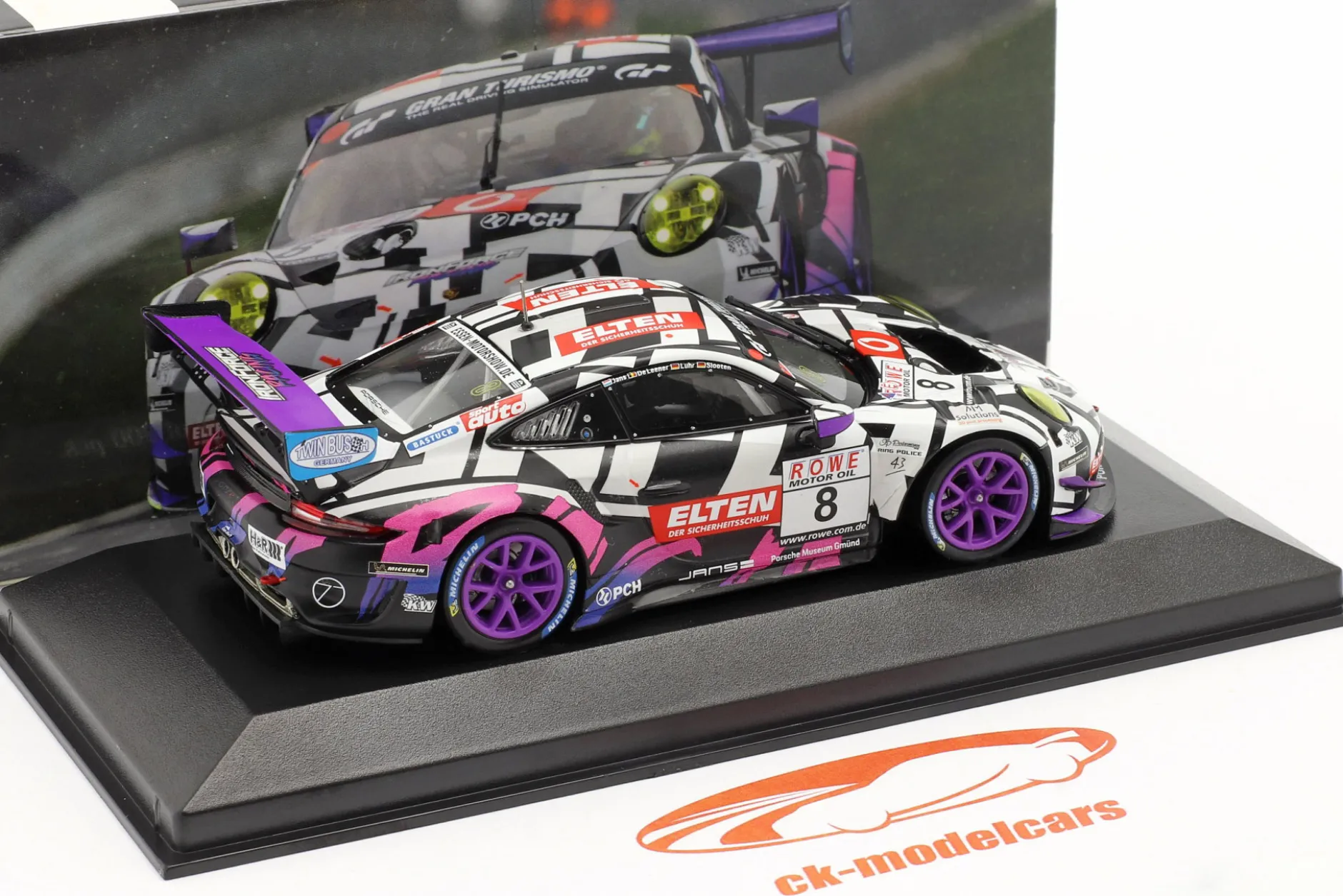 Porsche 911 GT3 R #8 VLN2 Nürburgring 2019 Iron Force 1:43 Minichamps