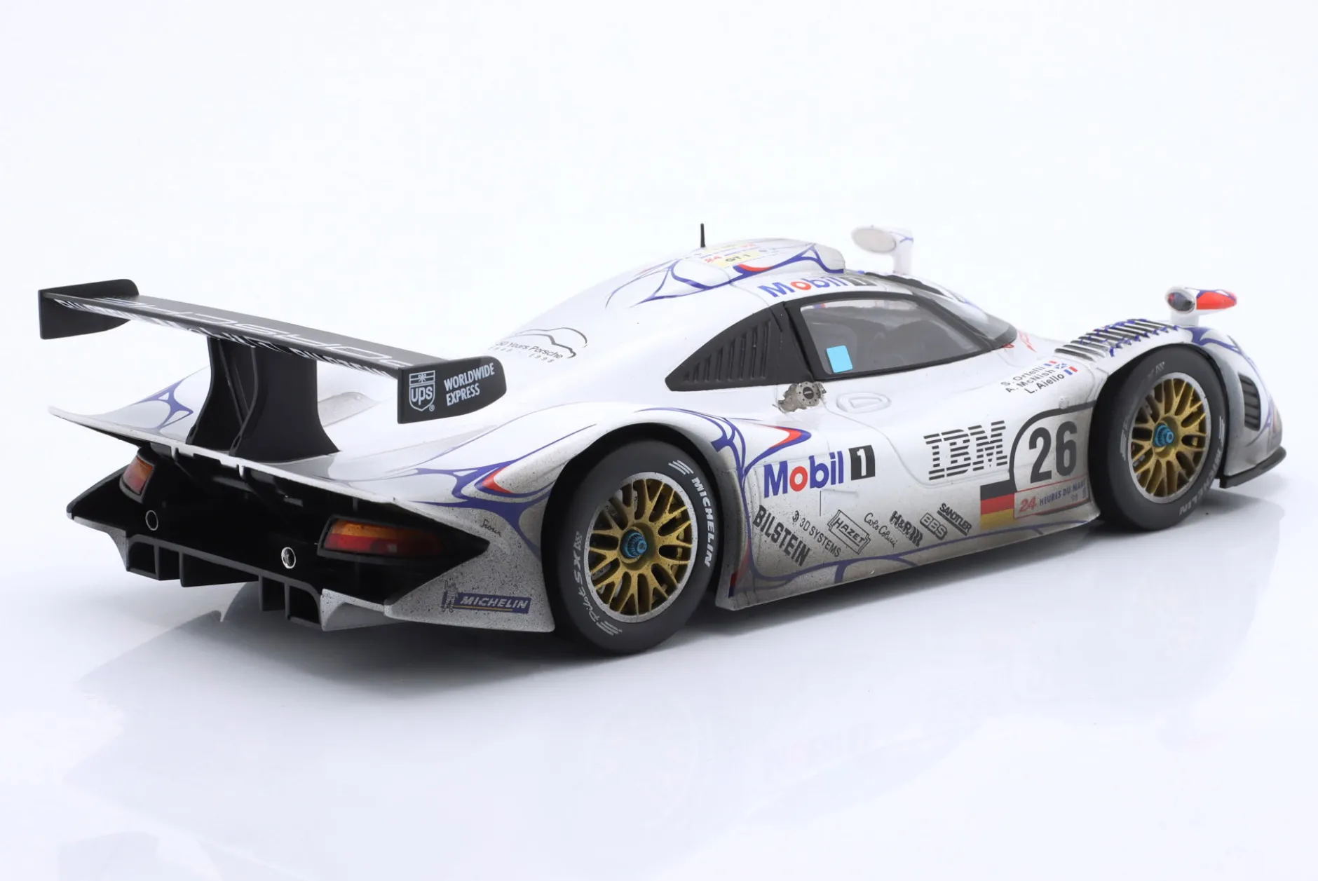 Porsche 911 GT1 #26 Sieger 24h LeMans 1998 Dirty Version 1:18 WERK83