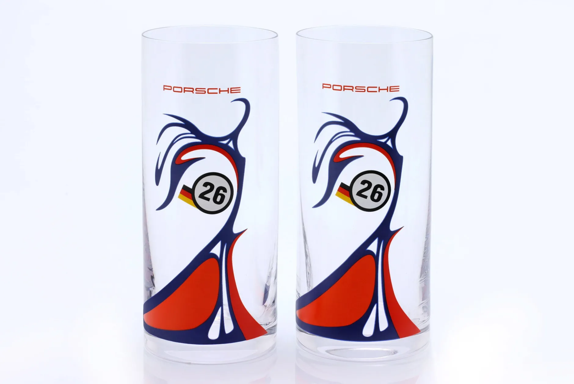 Porsche 911 GT1 #26 Sieger 24h LeMans 1998 Longdrink-Gläser 2er Set