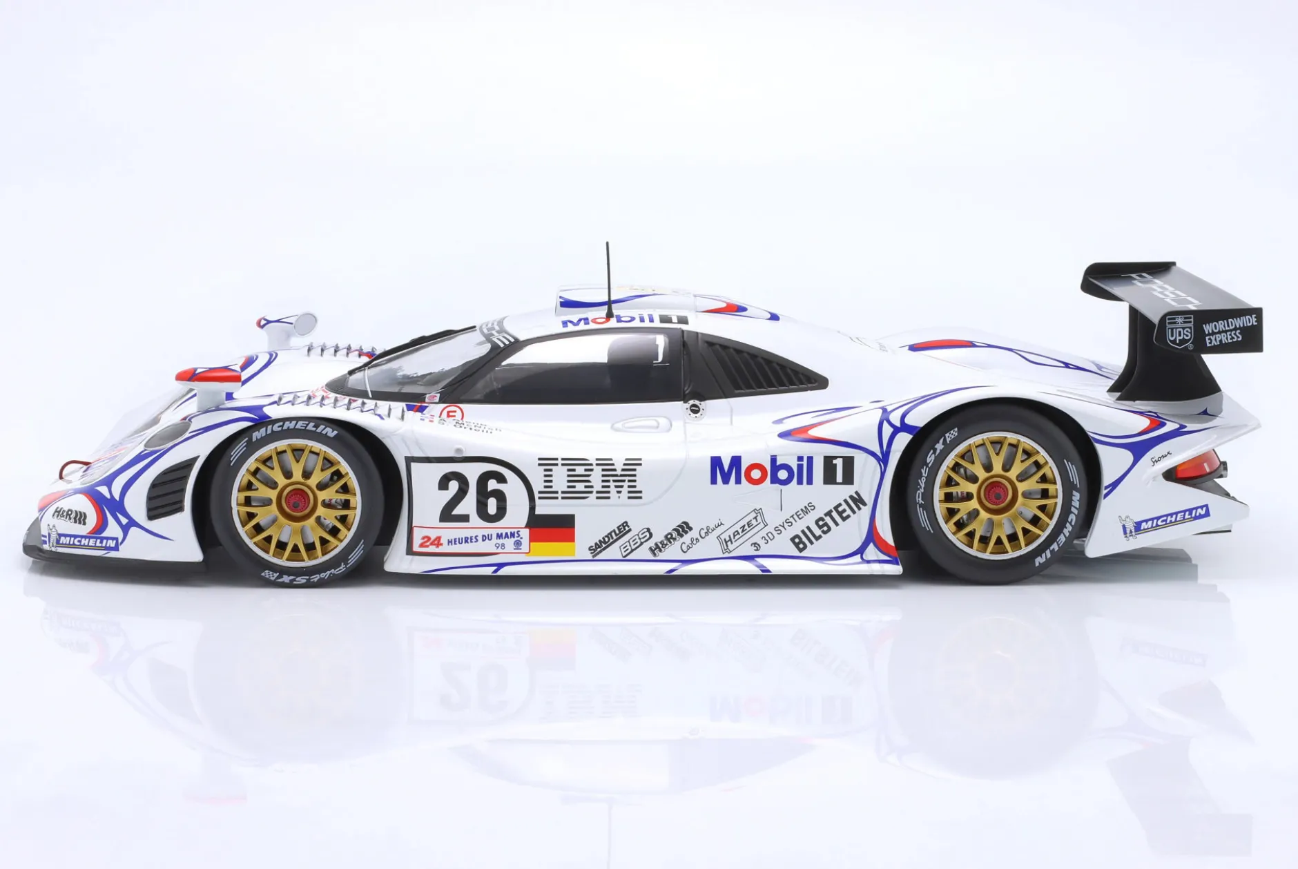Porsche 911 GT1 #26 Sieger 24h LeMans 1998 McNish, Aiello, Ortelli 1:12 WERK83