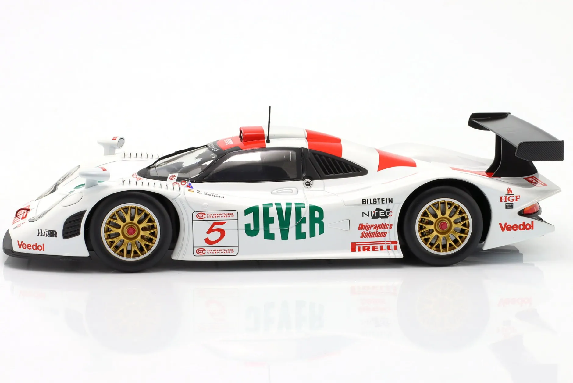 Porsche 911 GT1 #5 4th FIA GT-Championship Oschersleben 1998 1:18 WERK83