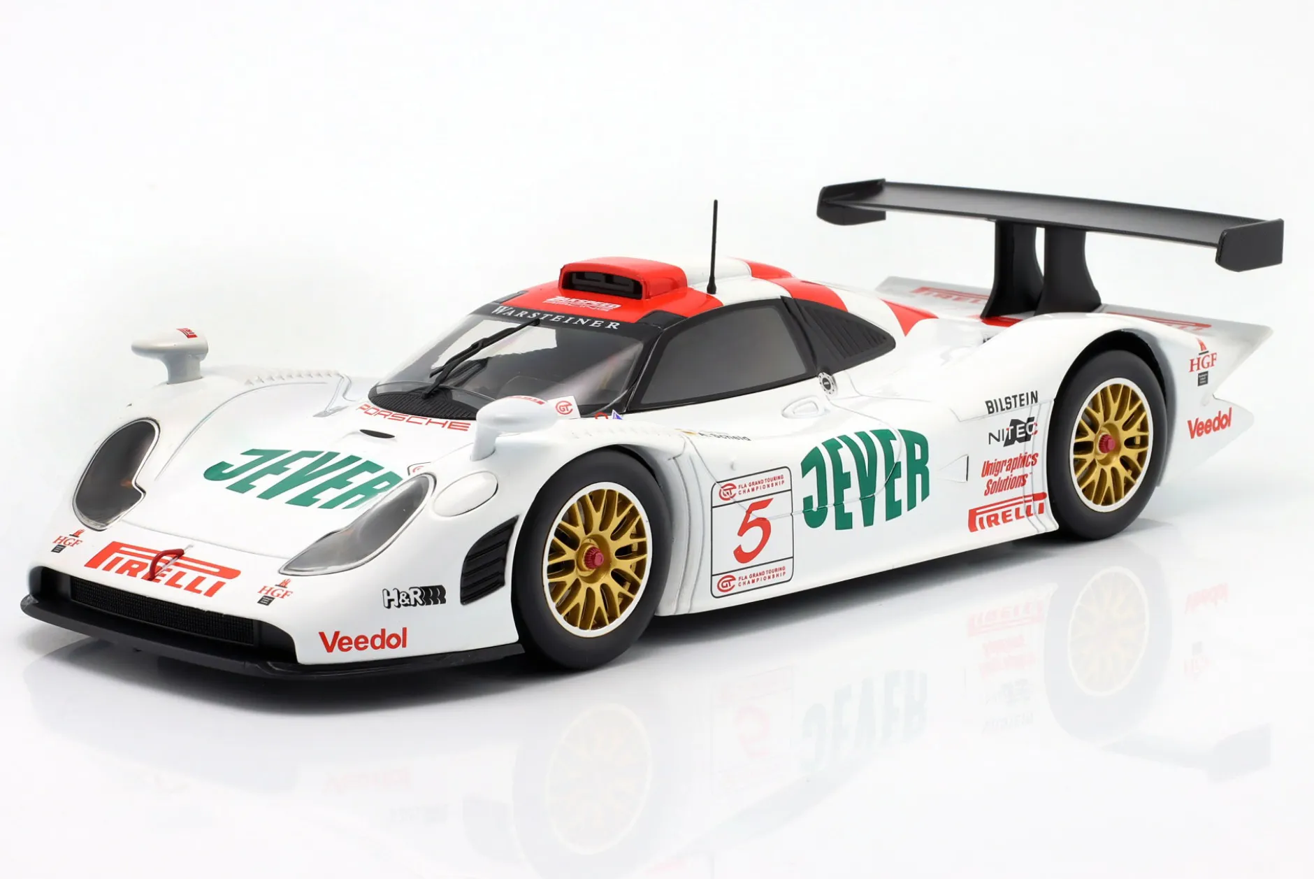 Porsche 911 GT1 #5 4th FIA GT-Championship Oschersleben 1998 1:18 WERK83