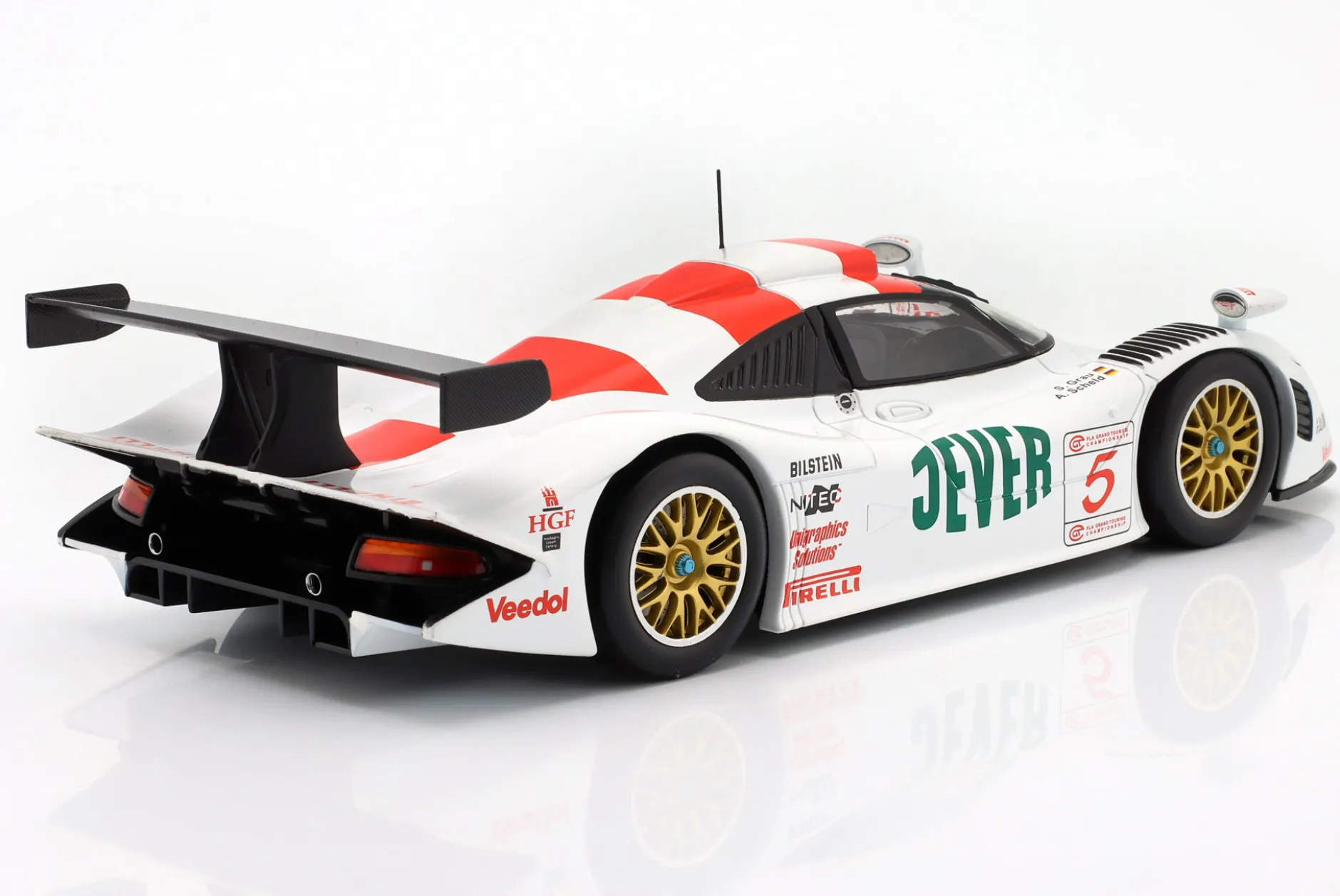 Porsche 911 GT1 #5 4th FIA GT-Championship Oschersleben 1998 1:18 WERK83