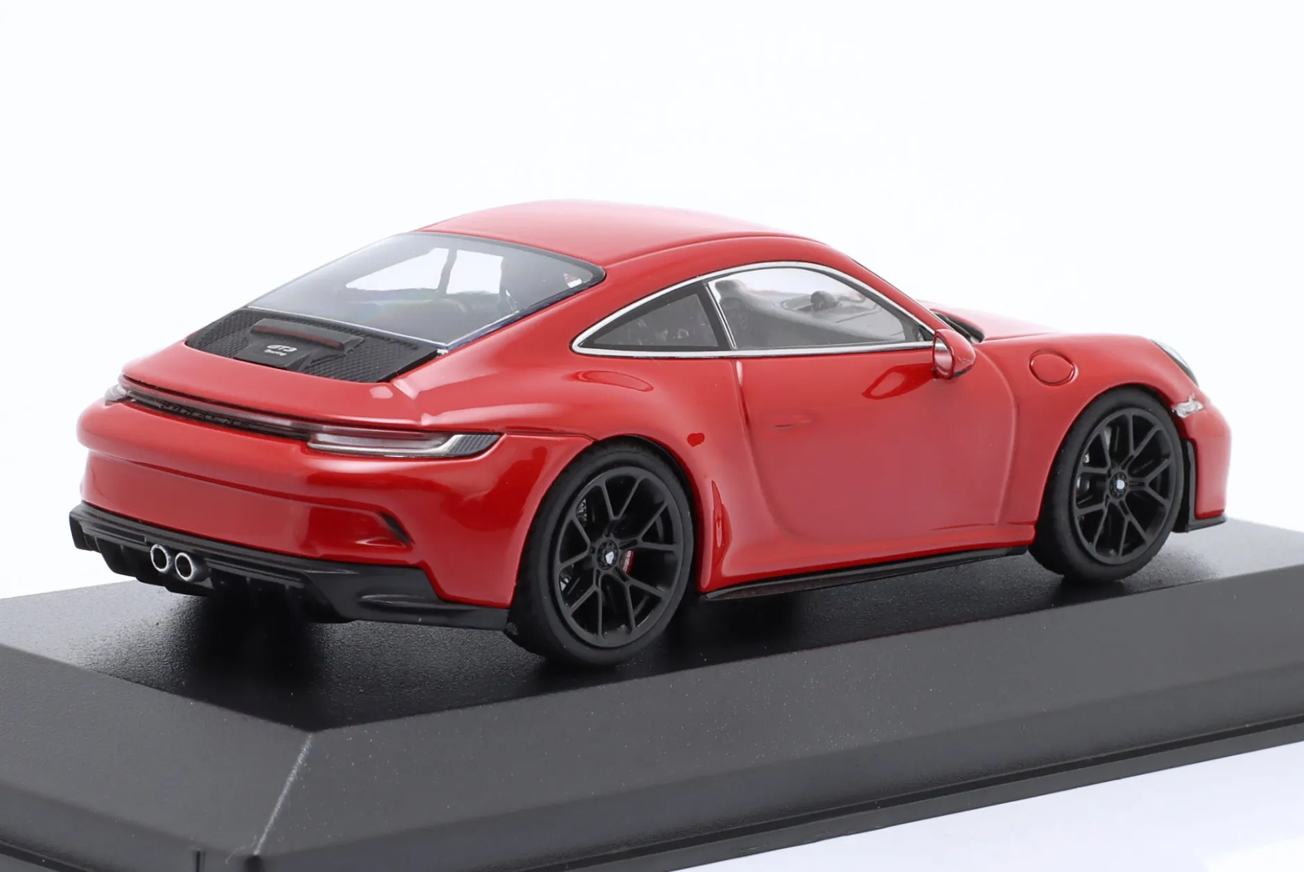 Porsche 911 (992) GT3 Touring 2021 indisch rot / schwarze Felgen 1:43 Minichamps
