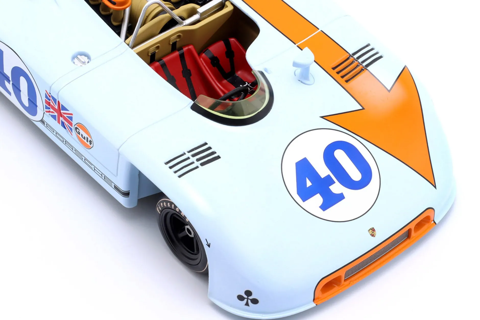 Porsche 908/03 Gulf #40 2nd Targa Florio 1970 Kinnunen, Rodriguez 1:18 WERK83