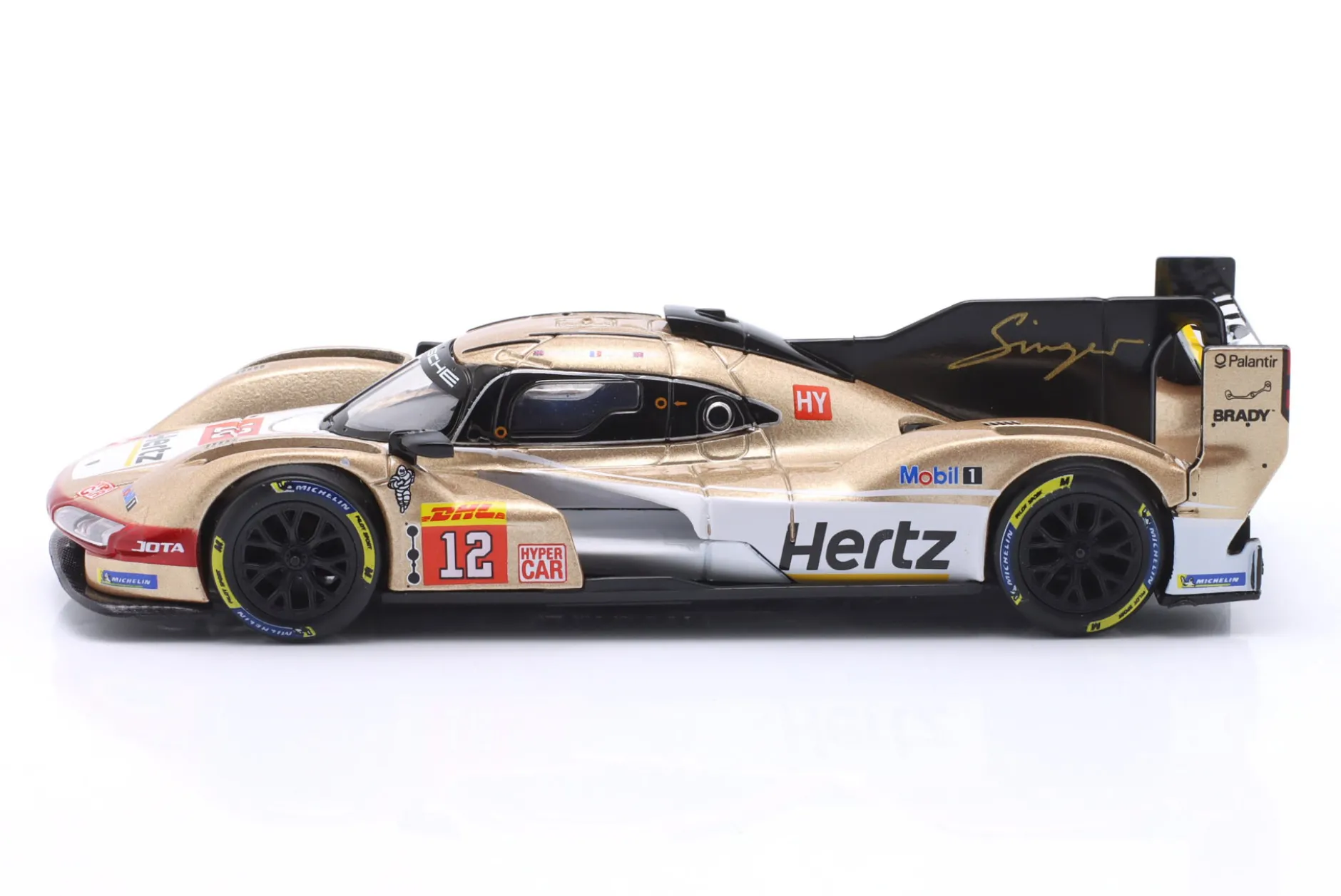 Porsche 963 #12 Hertz Team Jota FIA WEC 2024 Ilott, Stevens 1:43 Bburago