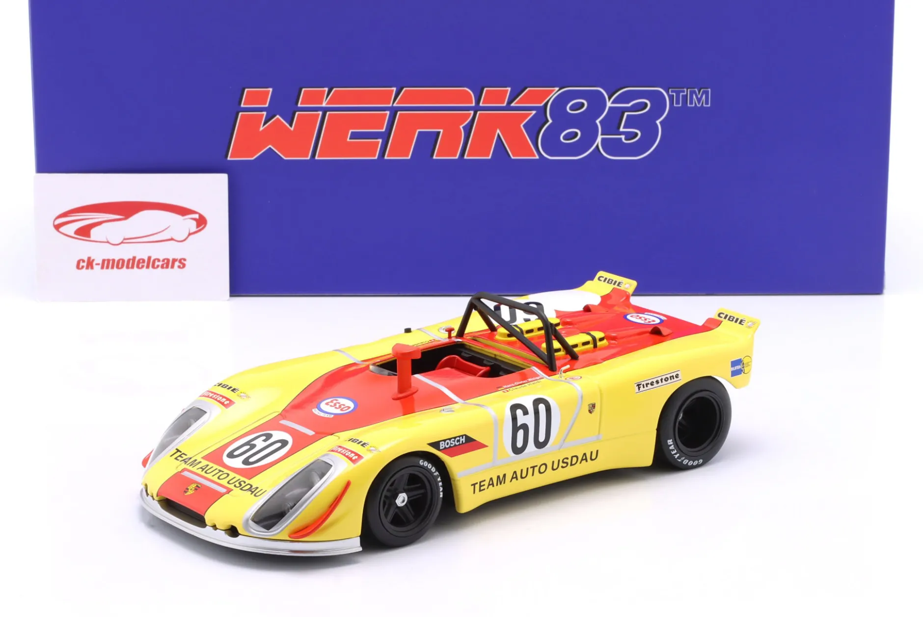 Porsche 908/02 #60 24h LeMans 1971 Weigel, Haldi 1:18 WERK83