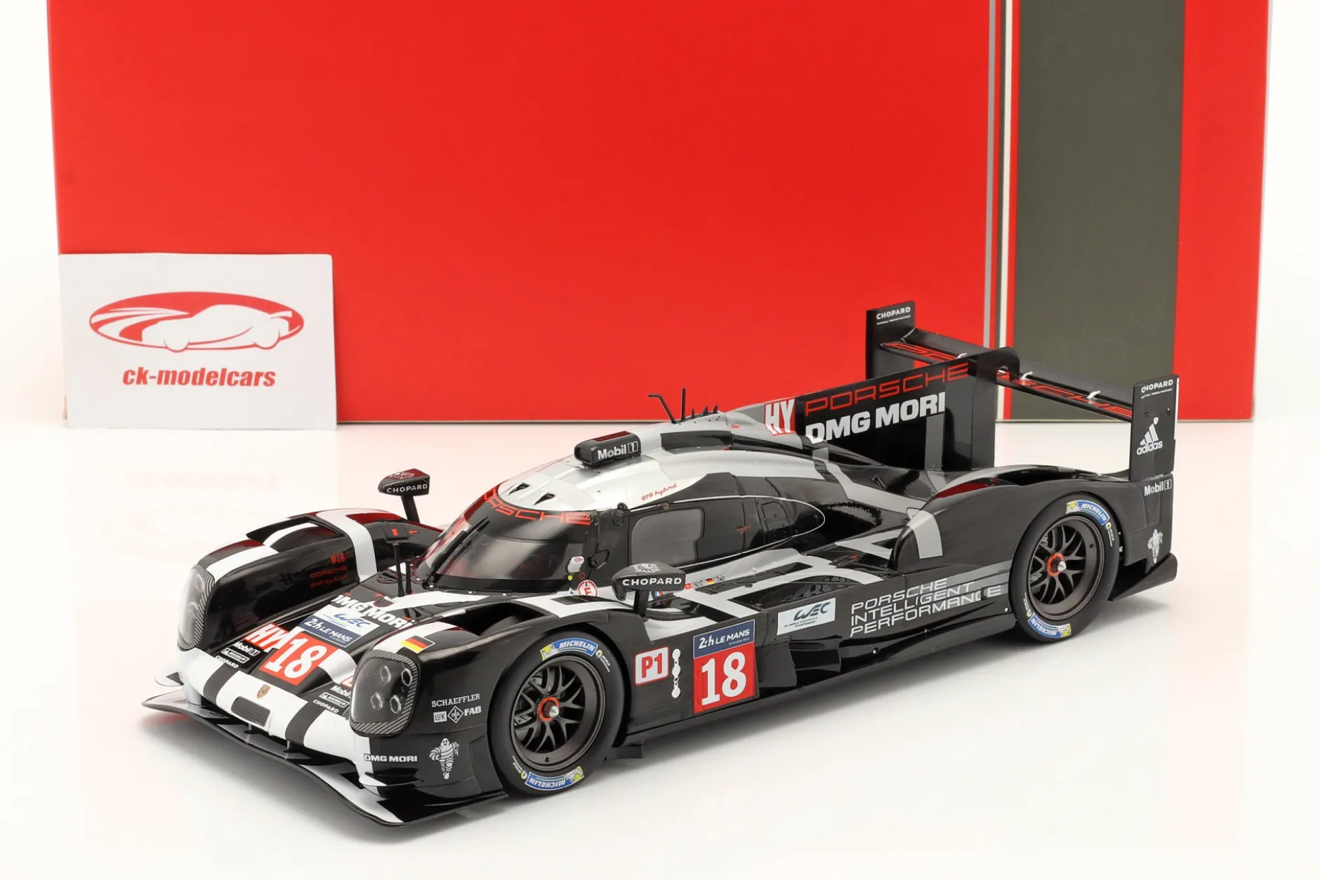 Porsche 919 Hybrid #18 Pole Position 24h LeMans 2015 Lieb, Dumas, Jani 1:18 Ixo