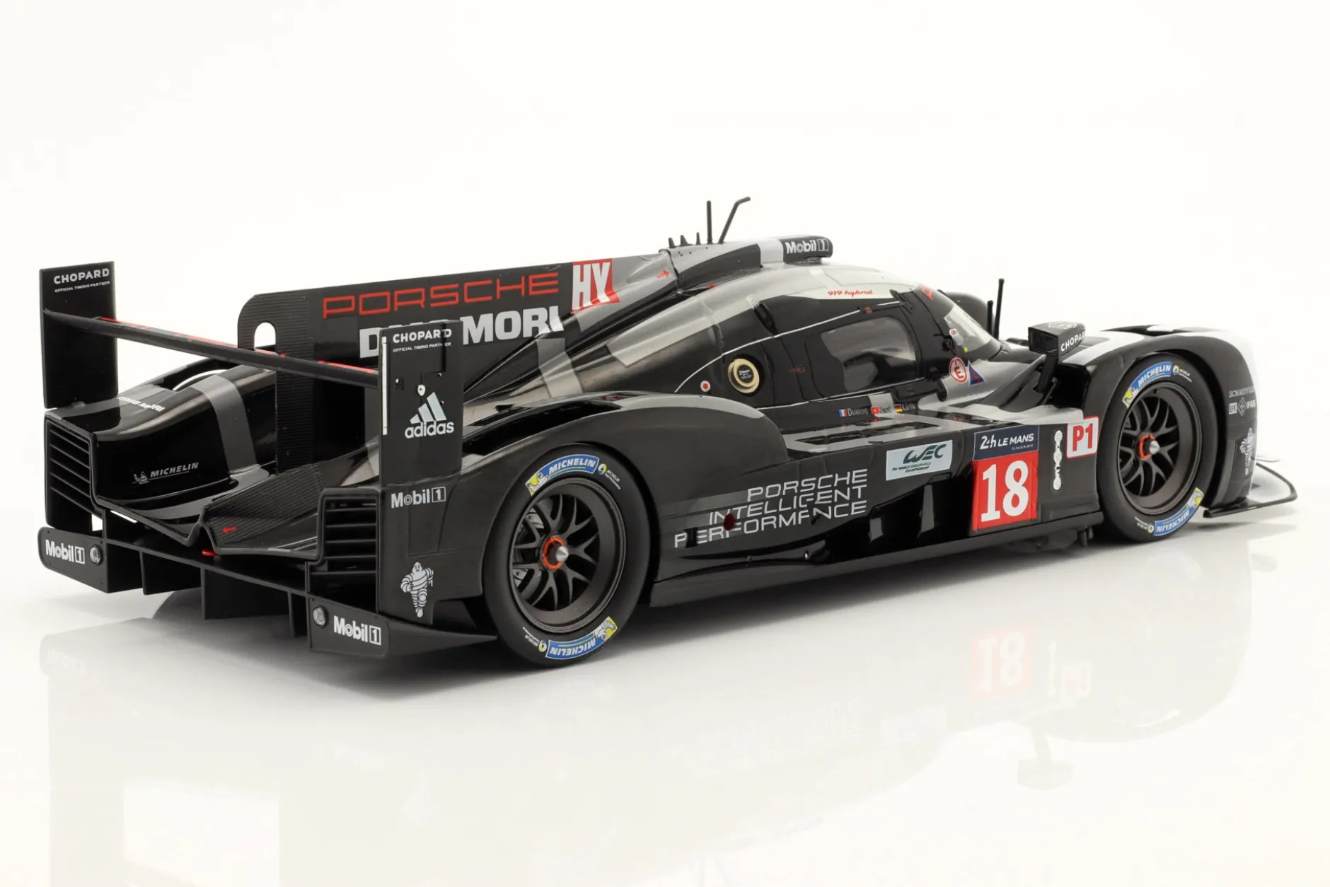 Porsche 919 Hybrid #18 Pole Position 24h LeMans 2015 Lieb, Dumas, Jani 1:18 Ixo