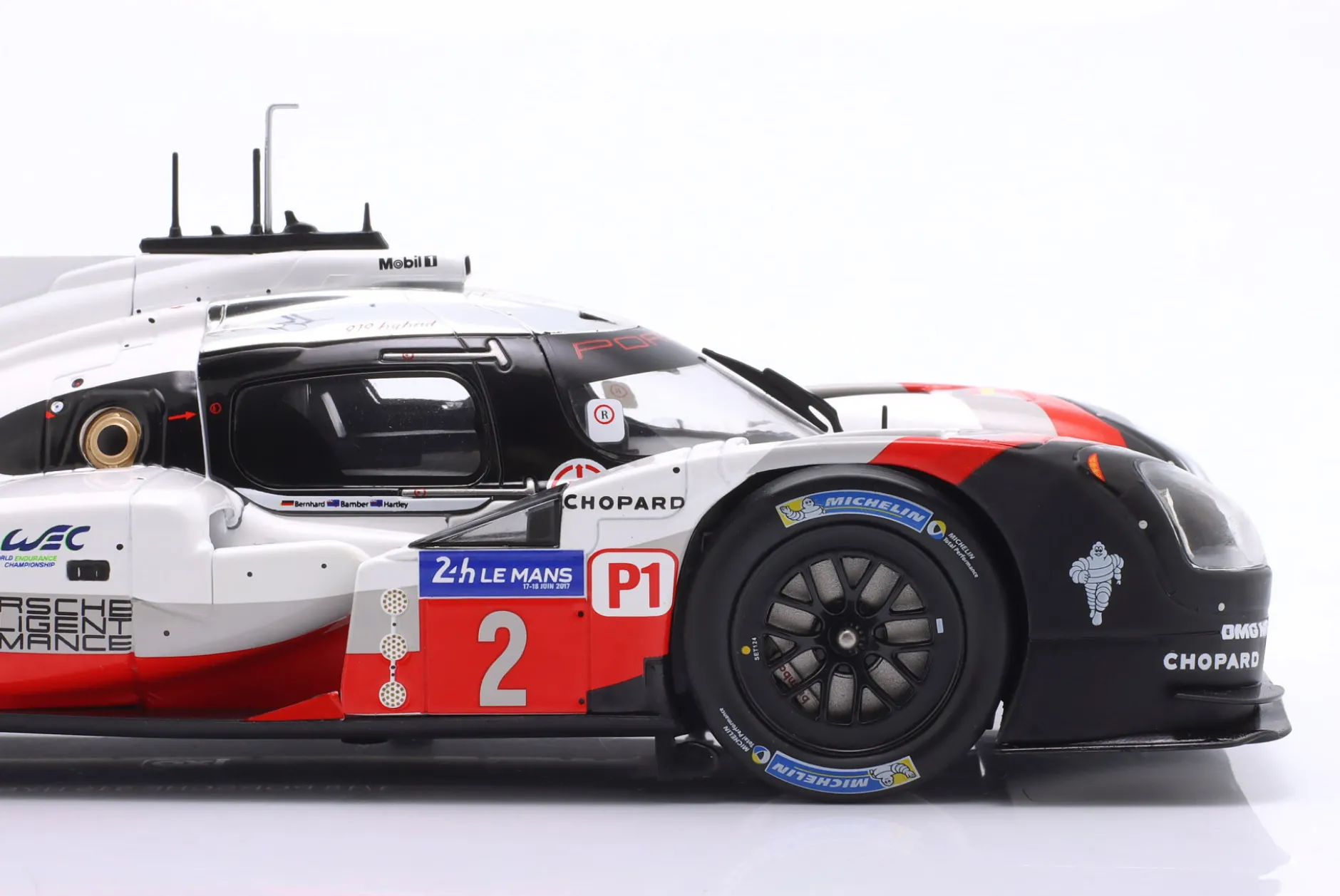 Porsche 919 Hybrid #2 Sieger 24h LeMans 2017 Bernhard, Hartley, Bamber 1:18 Ixo