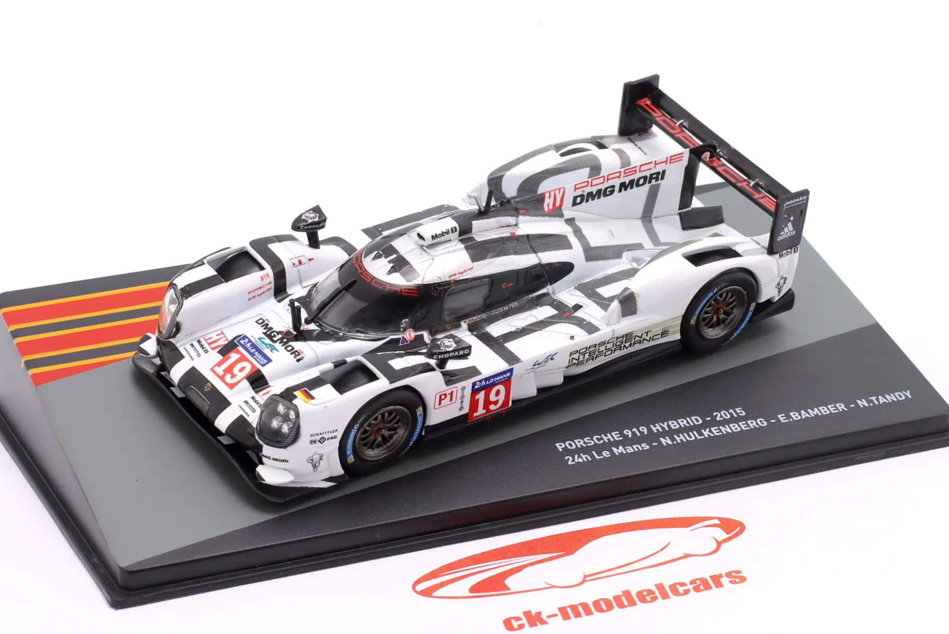Porsche 919 Hybrid #19 Sieger 24h LeMans 2015 Hülkenberg, Bamber, Tandy 1:43 Altaya