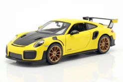 Porsche 911 (991 II) GT2 RS Baujahr 2018 gelb / schwarz 1:24 Maisto