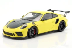 Porsche 911 (991 II) GT3 RS 2019 gelb / schwarze Felgen 1:18 Minichamps