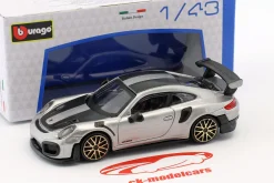 Porsche 911 (991 II) GT2 RS Street Fire silber 1:43 Bburago