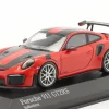 Porsche 911 (991 II) GT2 RS Weissach-Paket 2018 indischrot / silberne Felgen 1:43 Minichamps