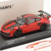 Porsche 911 (991 II) GT2 RS Weissach-Paket 2018 indischrot / schwarze Felgen 1:43 Minichamps