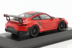 Porsche 911 (991 II) GT2 RS Weissach-Paket 2018 indischrot / schwarze Felgen 1:43 Minichamps