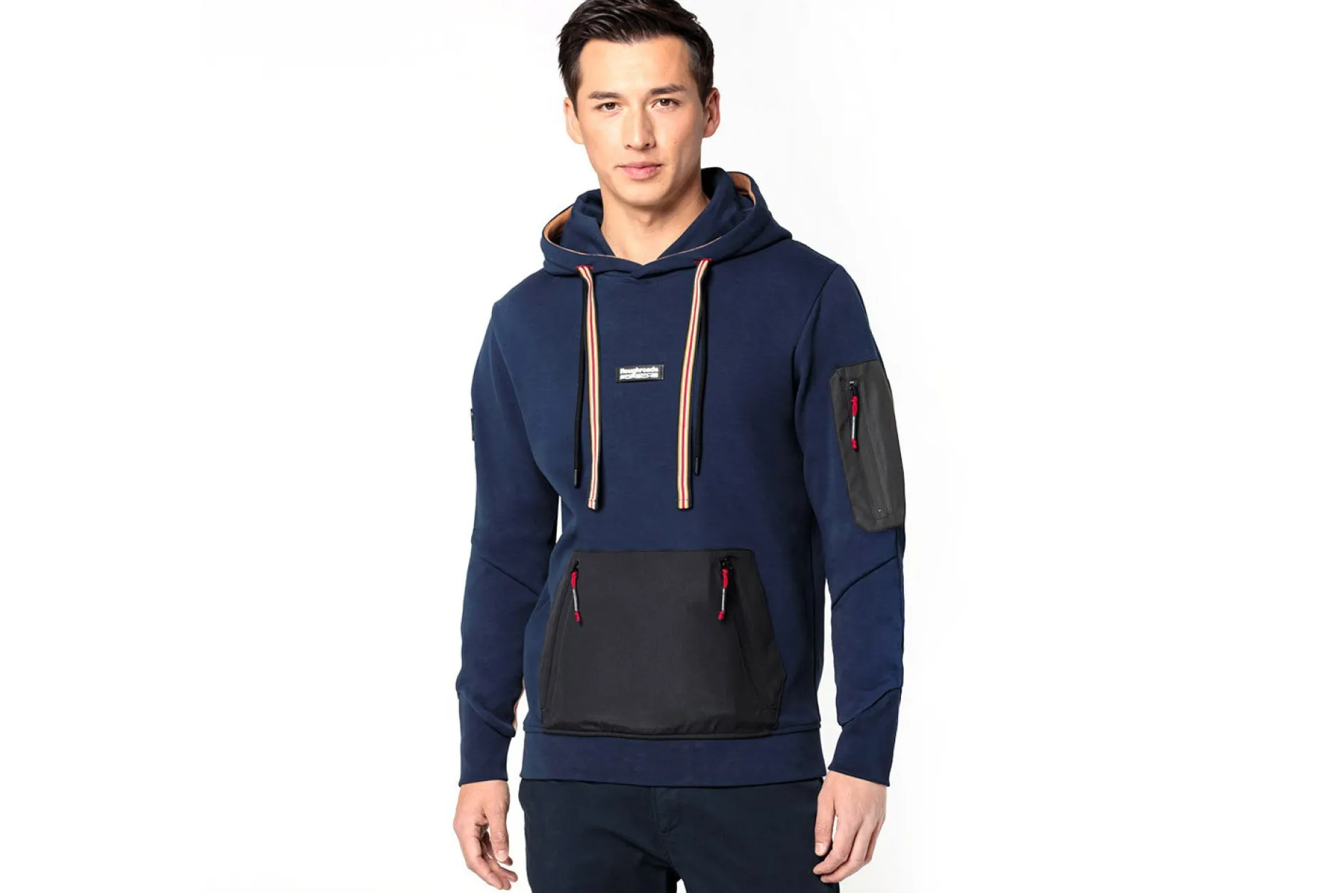 Porsche Kapuzenpullover Roughroads Collection dunkelblau