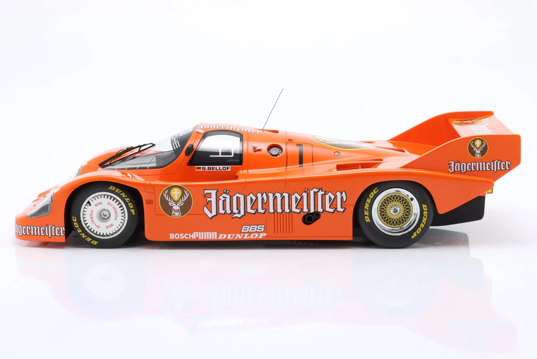 Porsche 956K Brun #1 3rd 200 Meilen Norisring 1984 Stefan Bellof 1:12 WERK83