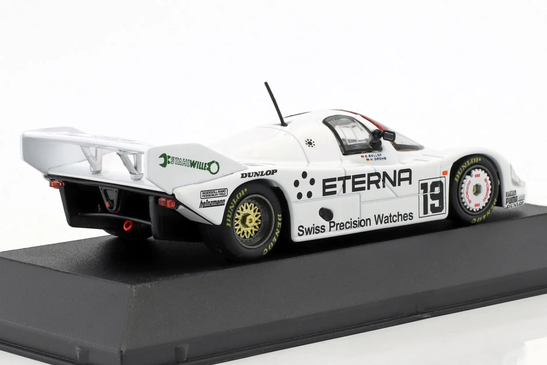 Porsche 956K Brun #19 5th 1000km Brands Hatch 1984 Bellof, Grohs 1:43 CMR