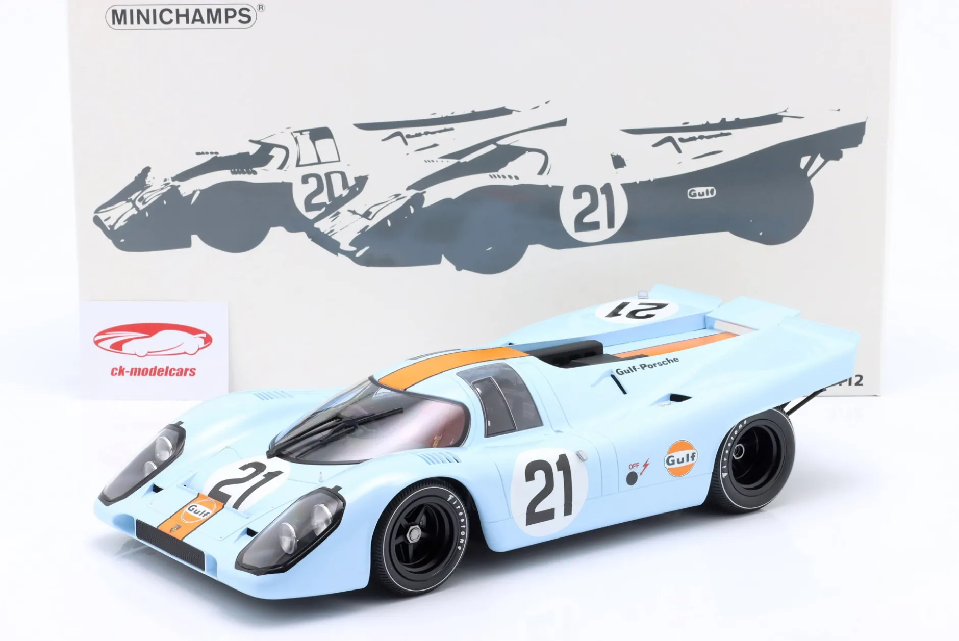Porsche 917K #21 24h LeMans 1970 Rodriguez, Kinnunen 1:12 Minichamps