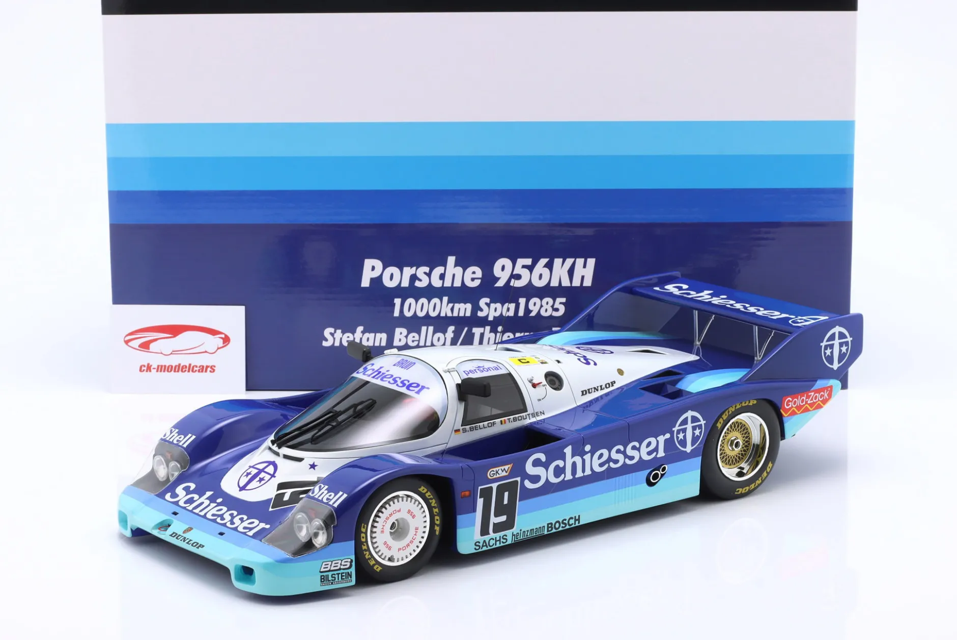 Porsche 956K #19 1000km Spa 1985 Bellof, Boutsen 1:12 WERK83