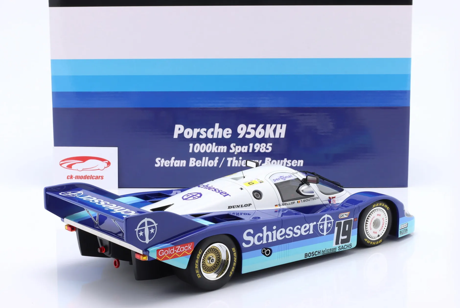 Porsche 956K #19 1000km Spa 1985 Bellof, Boutsen 1:12 WERK83