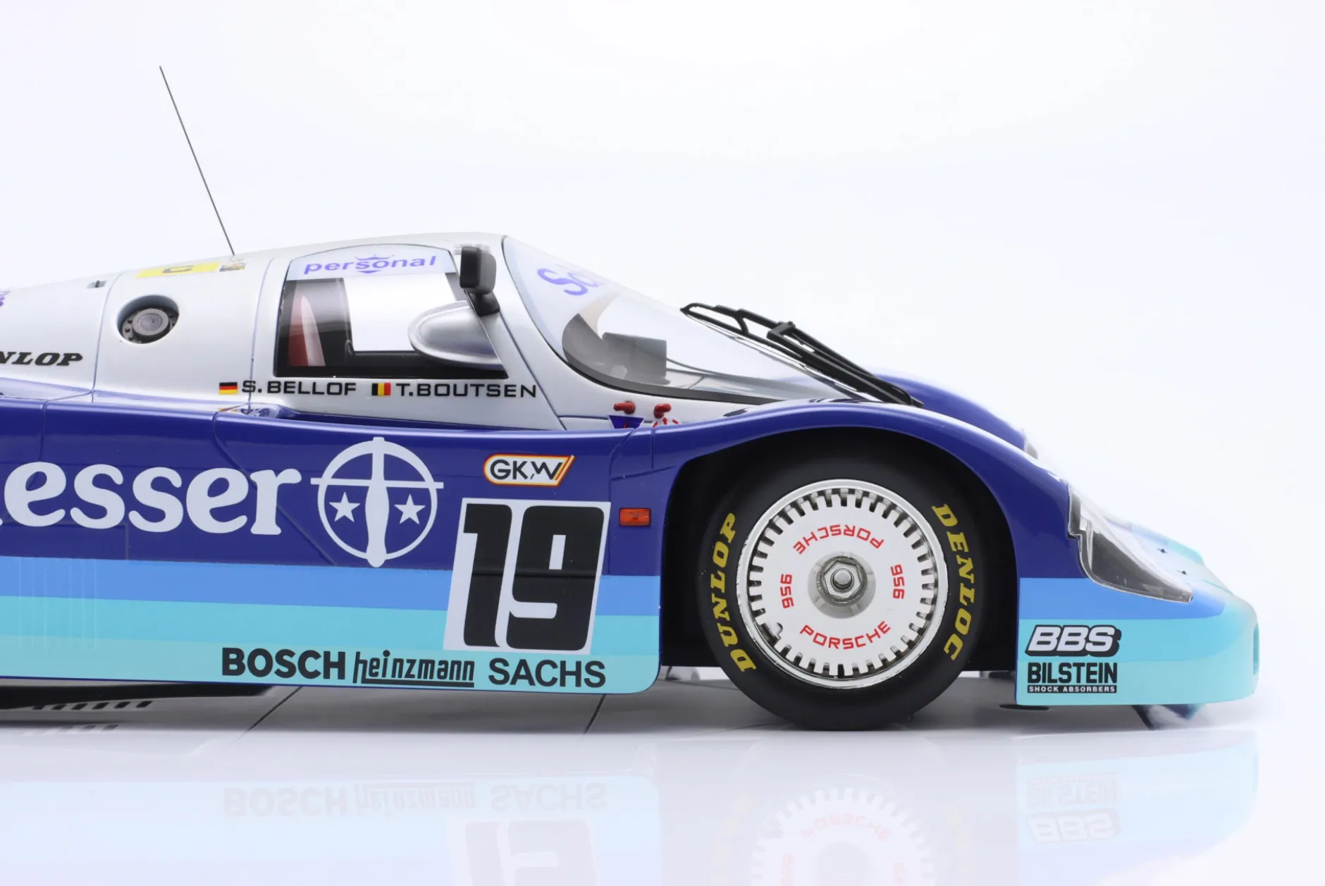Porsche 956K #19 1000km Spa 1985 Bellof, Boutsen 1:12 WERK83