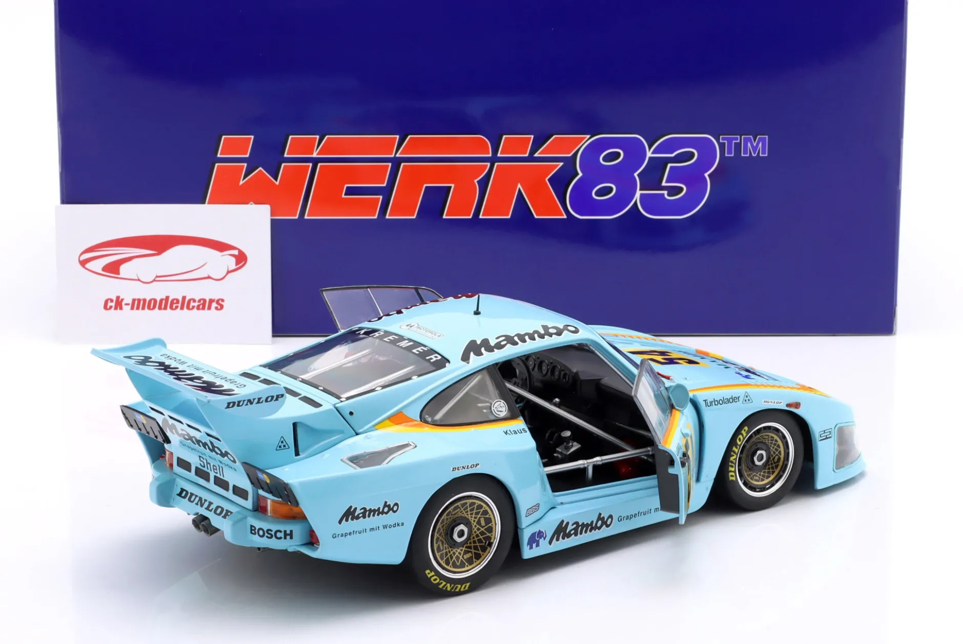 Porsche 935 K3 Mambo #54 DRM Champion 1979 Klaus Ludwig 1:18 WERK83