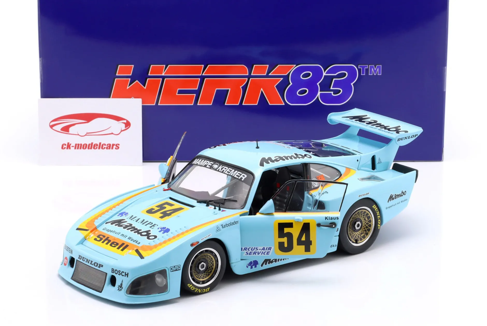 Porsche 935 K3 Mambo #54 DRM Champion 1979 Klaus Ludwig 1:18 WERK83