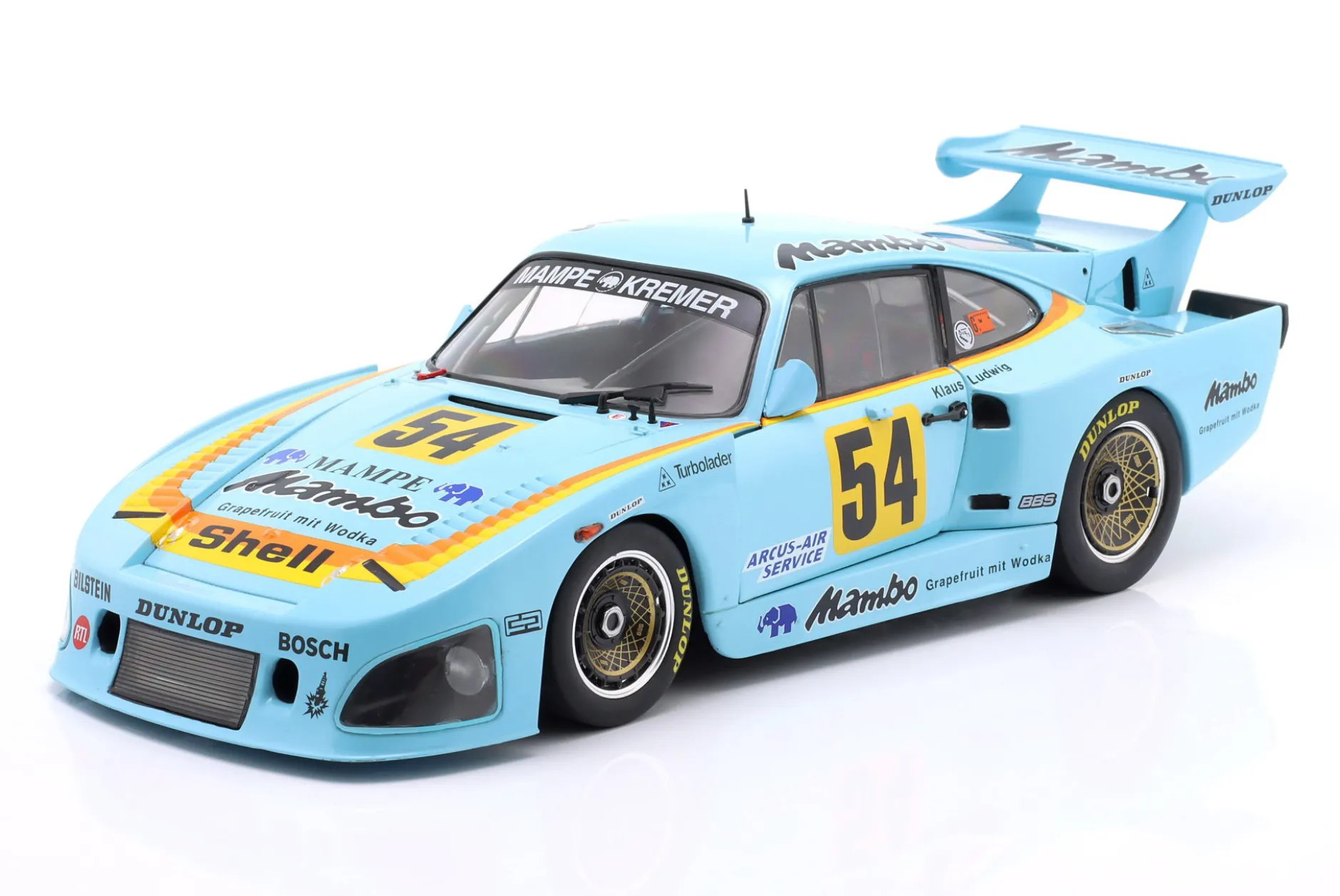 Porsche 935 K3 Mambo #54 DRM Champion 1979 Klaus Ludwig 1:18 WERK83