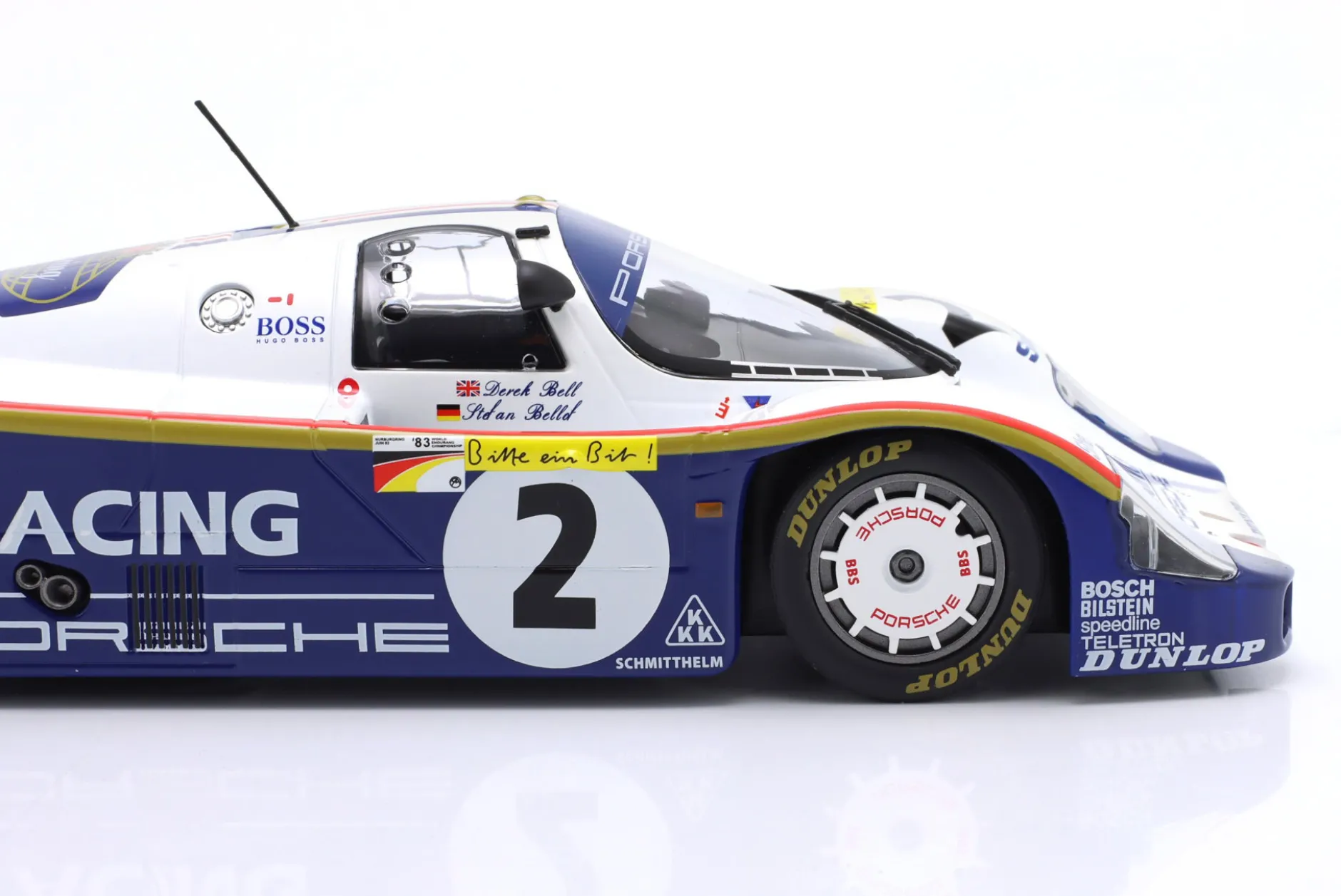 Porsche 956K #2 Rekordrunde Nordschleife 6:11.13 min 1000km Nürburgring 1983 Bellof, Bell 1:18 WERK83
