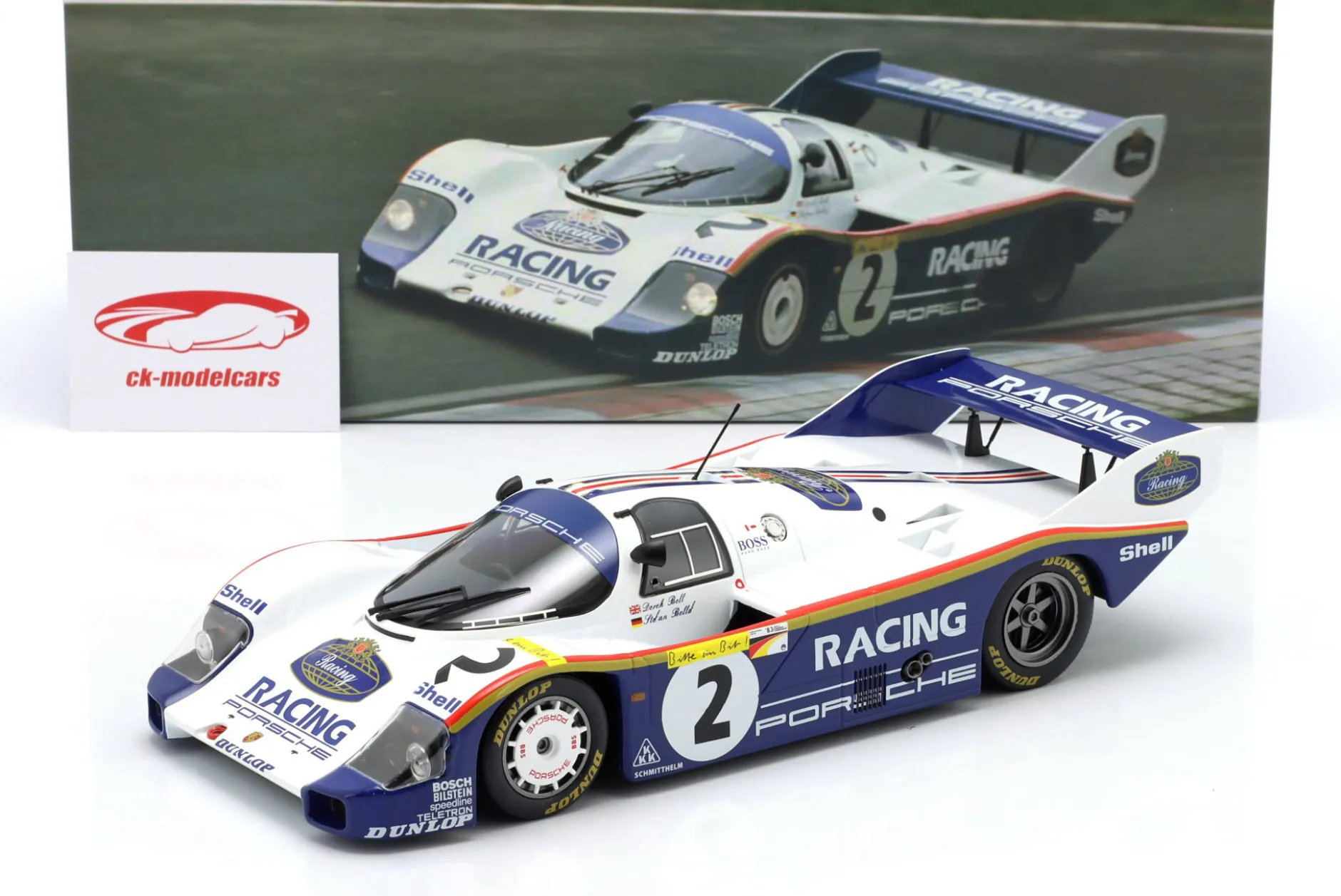 Porsche 956K #2 Rekordrunde Nordschleife 6:11.13 min 1000km Nürburgring 1983 Bellof, Bell 1:18 WERK83
