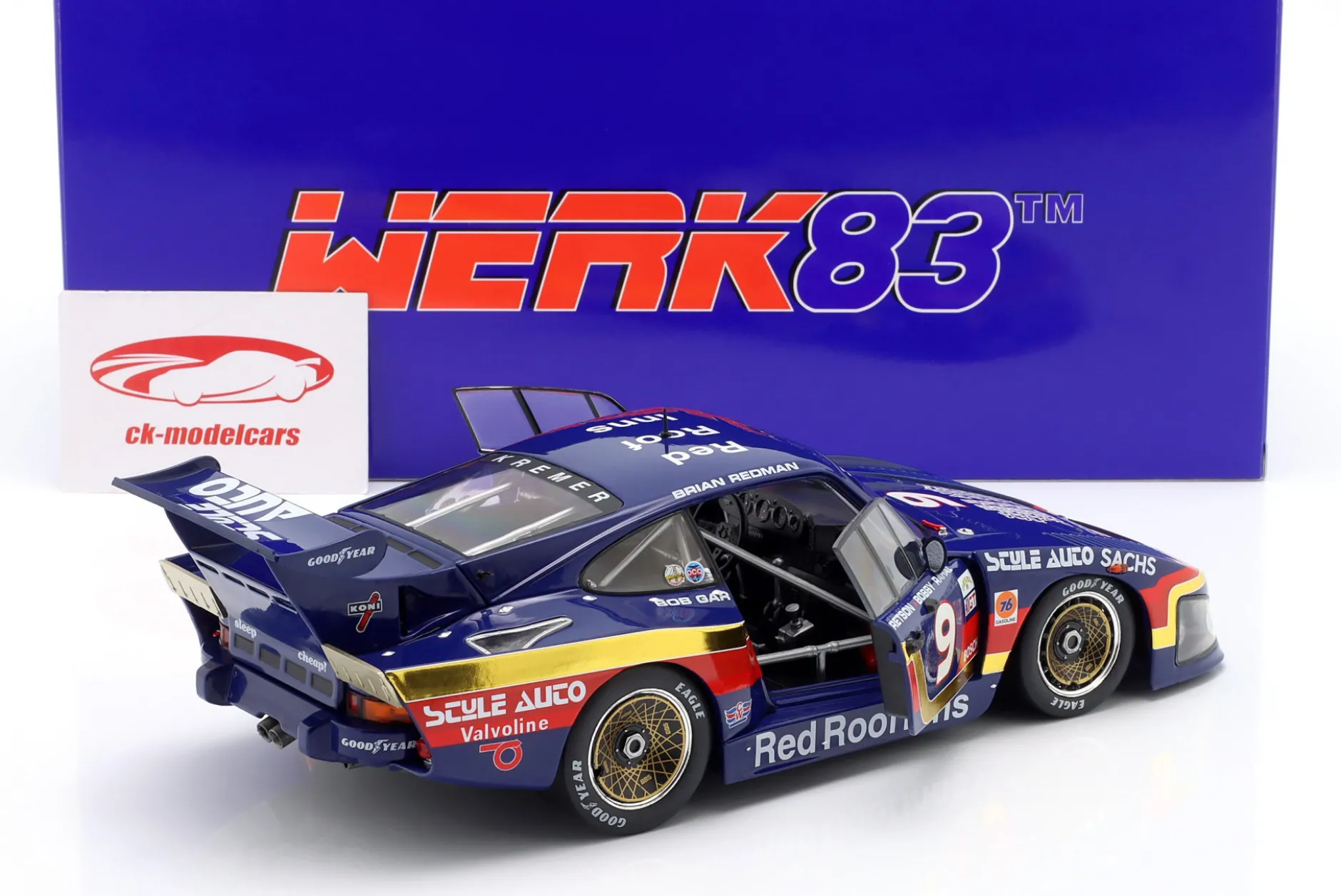 Porsche 935 K3/80 #9 Sieger 24h Daytona 1981 Garretson Racing 1:18 WERK83