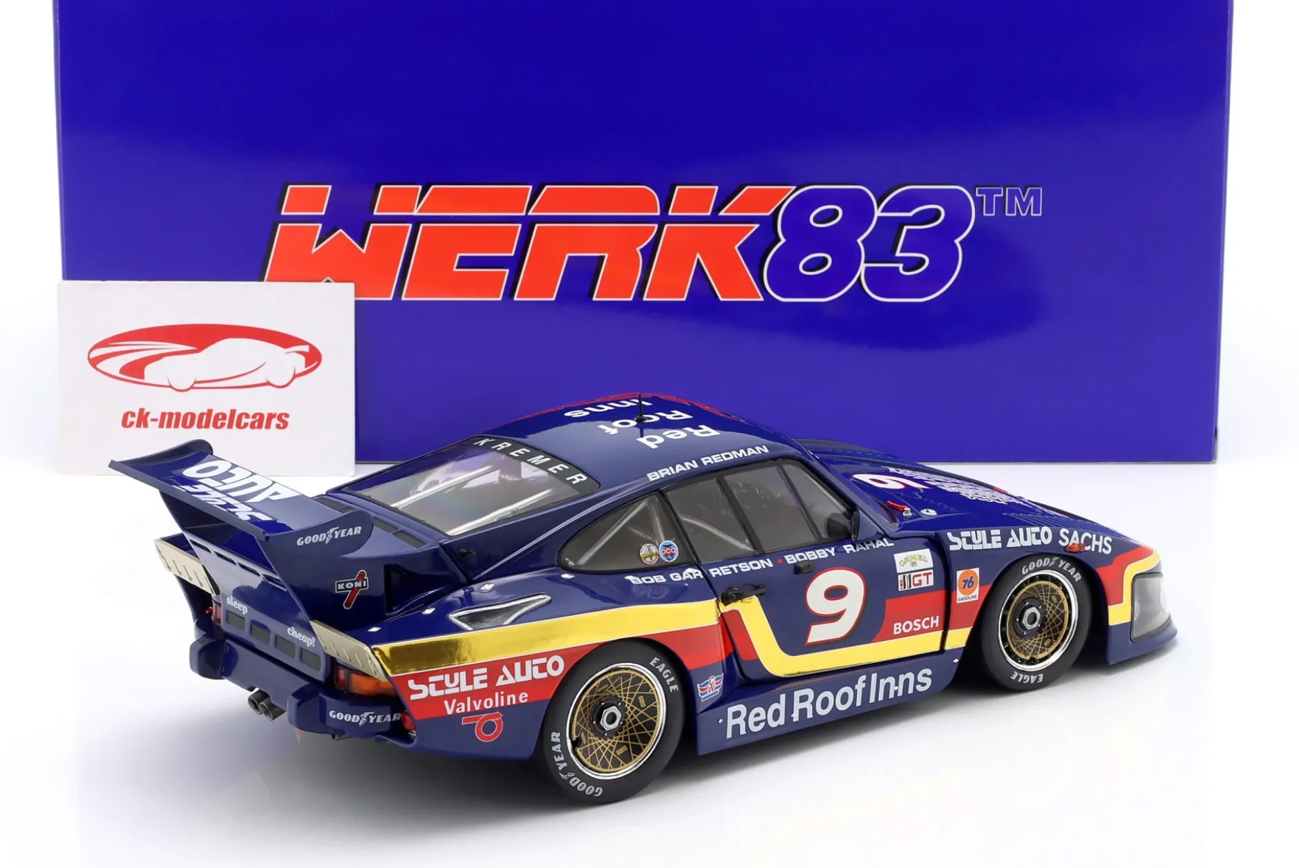 Porsche 935 K3/80 #9 Sieger 24h Daytona 1981 Garretson Racing 1:18 WERK83