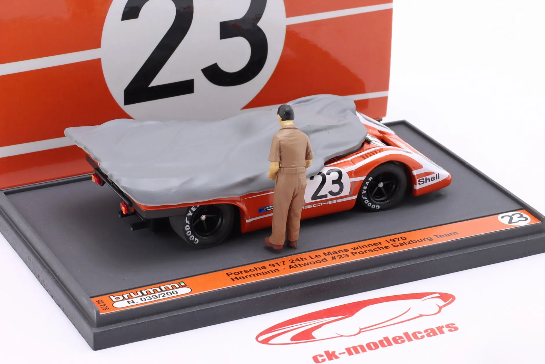 Porsche 917K #23 Sieger 24h LeMans 1970 Attwood, Herrmann 1:43 Brumm