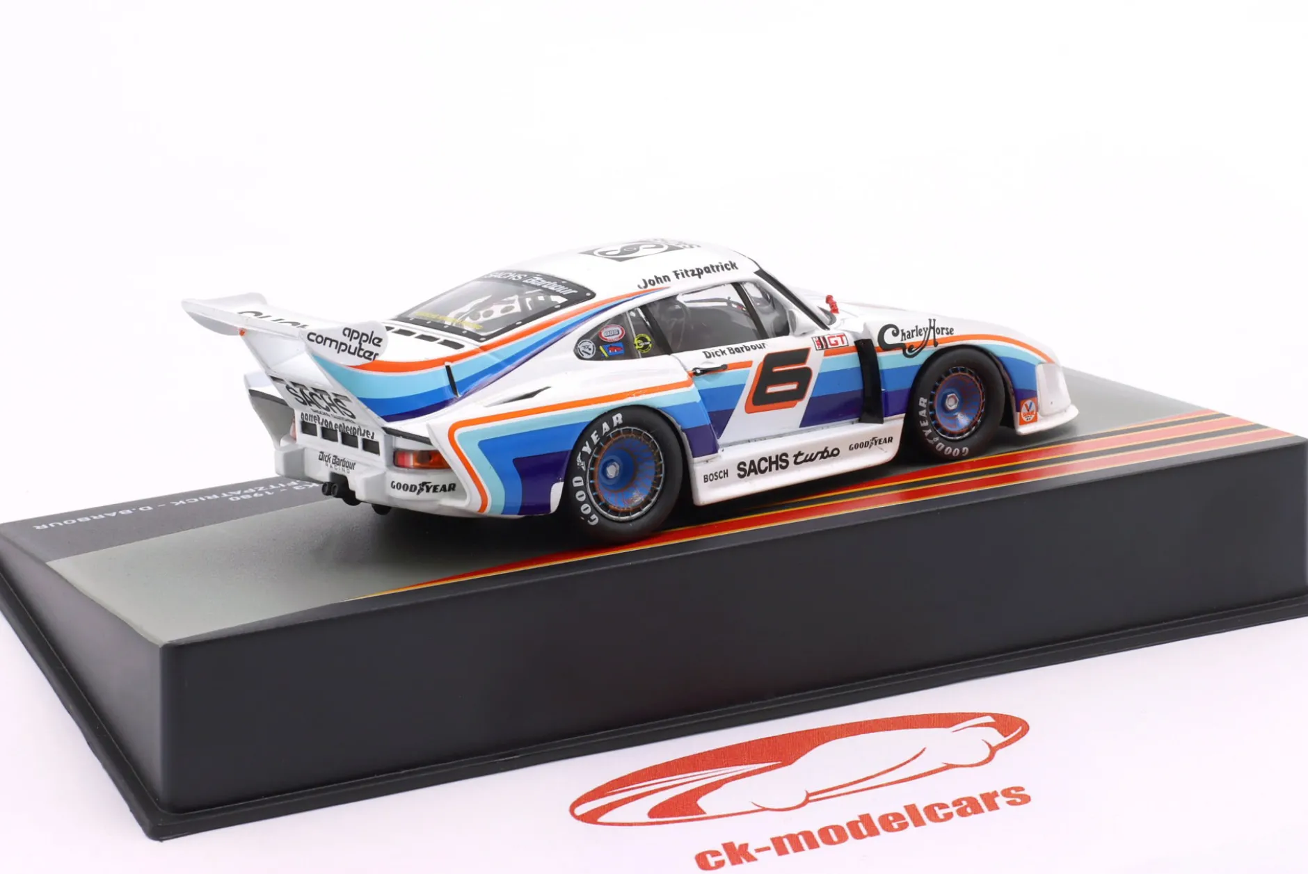Porsche 935 K3 #6 Sieger 12h Sebring 1980 Fitzpatrick, Barbour 1:43 Altaya