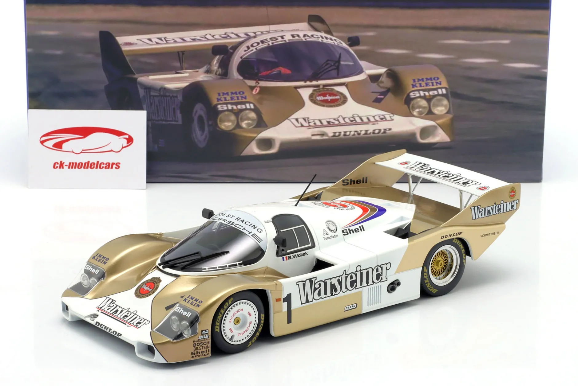 Porsche 956K #1 Sieger Norisring DRM Champion 1983 Bob Wollek 1:18 WERK83