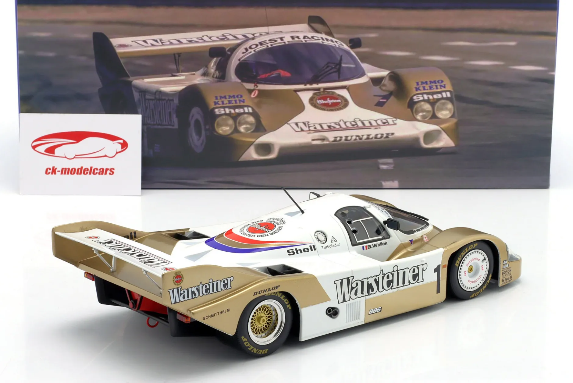 Porsche 956K #1 Sieger Norisring DRM Champion 1983 Bob Wollek 1:18 WERK83