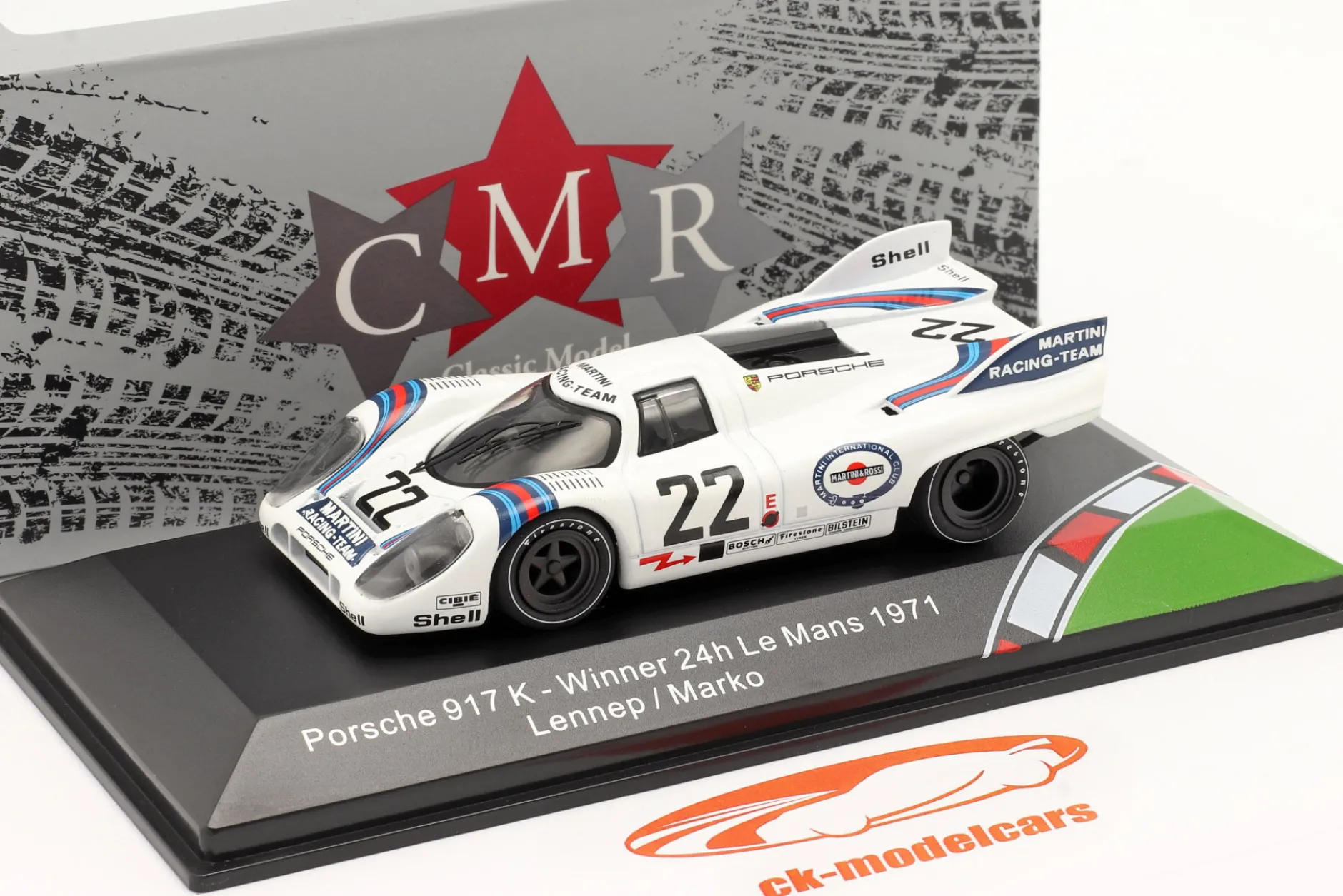 Porsche 917K #22 Winner 24h LeMans 1971 Marko, van Lennep 1:43 CMR