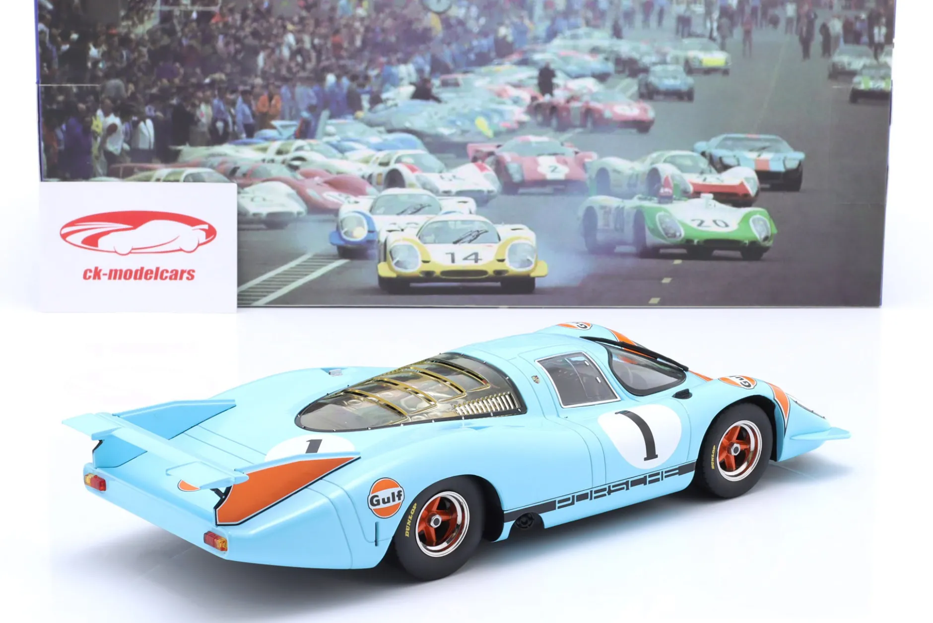 Porsche 917 LH Gulf #1 Presse Version 1969 1:18 WERK83
