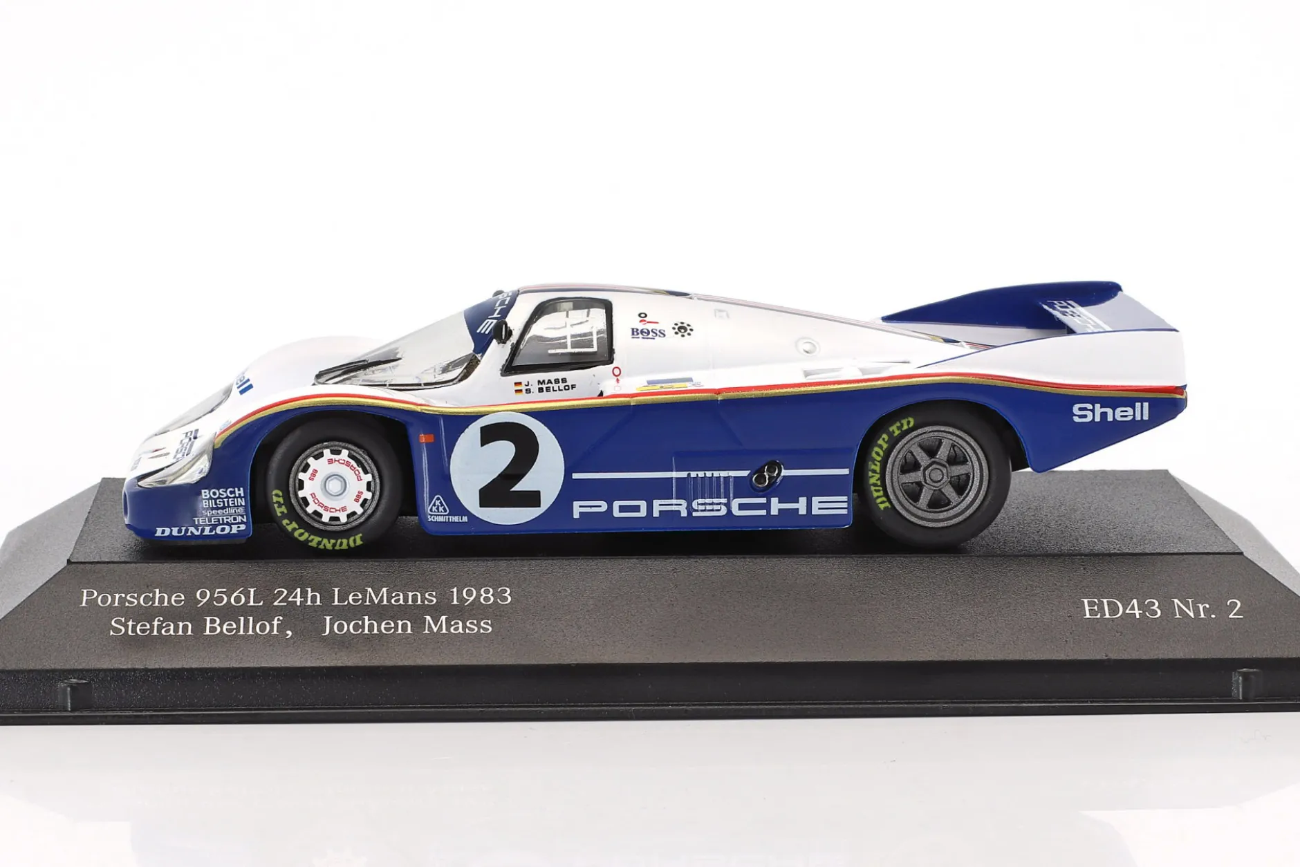 Porsche 956 LH #2 24h LeMans 1983 Mass, Bellof 1:43 CMR