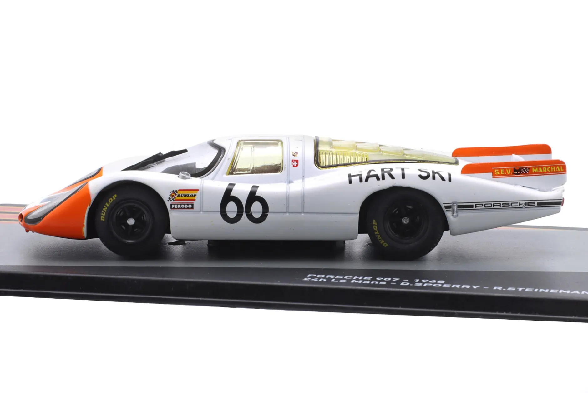 Porsche 907LH #66 2nd 24h LeMans 1968 Steinemann, Spoerry 1:43 Altaya