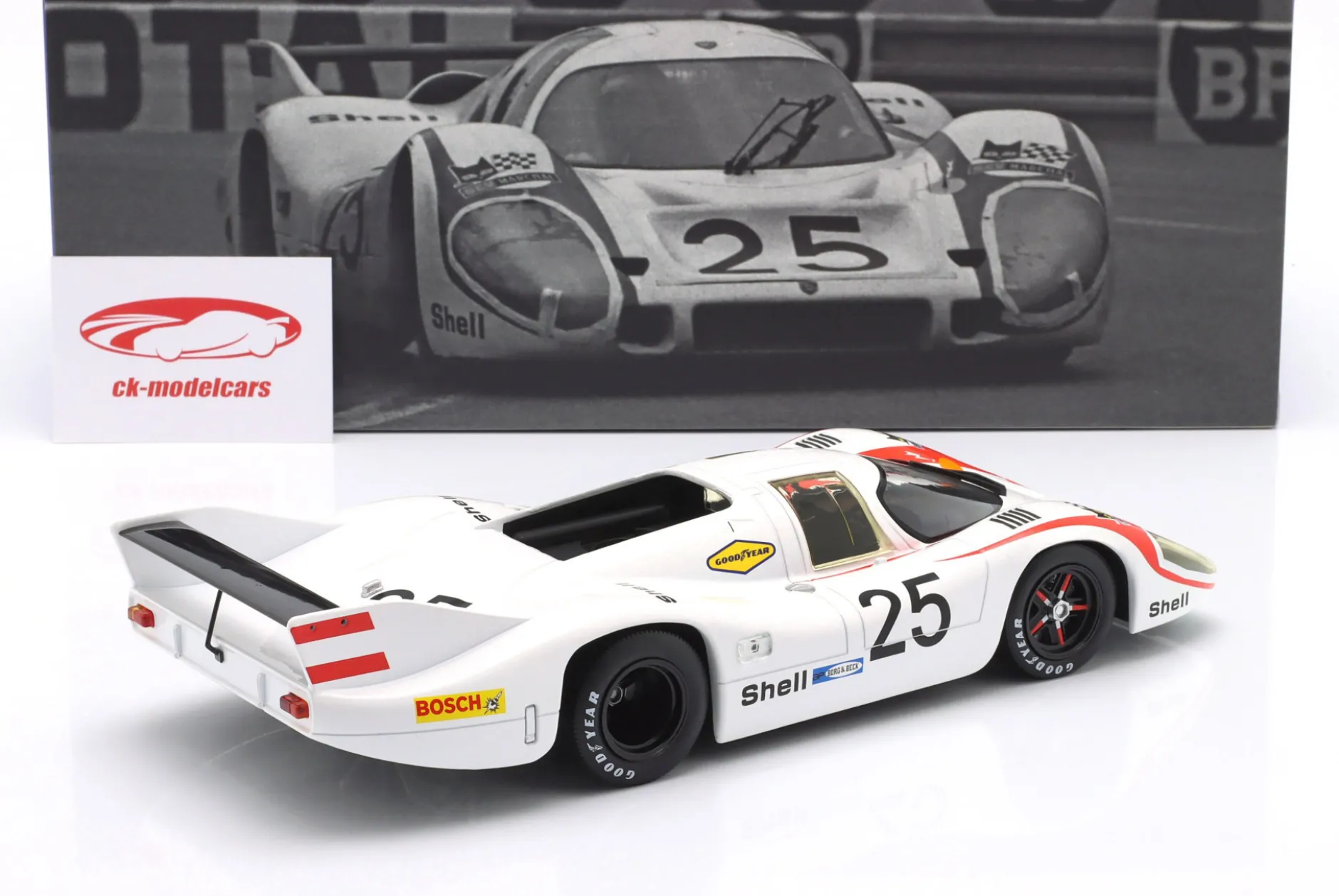 Porsche 917 LH #25 Pole Position 24h LeMans 1970 Elford, Ahrens 1:18 WERK83