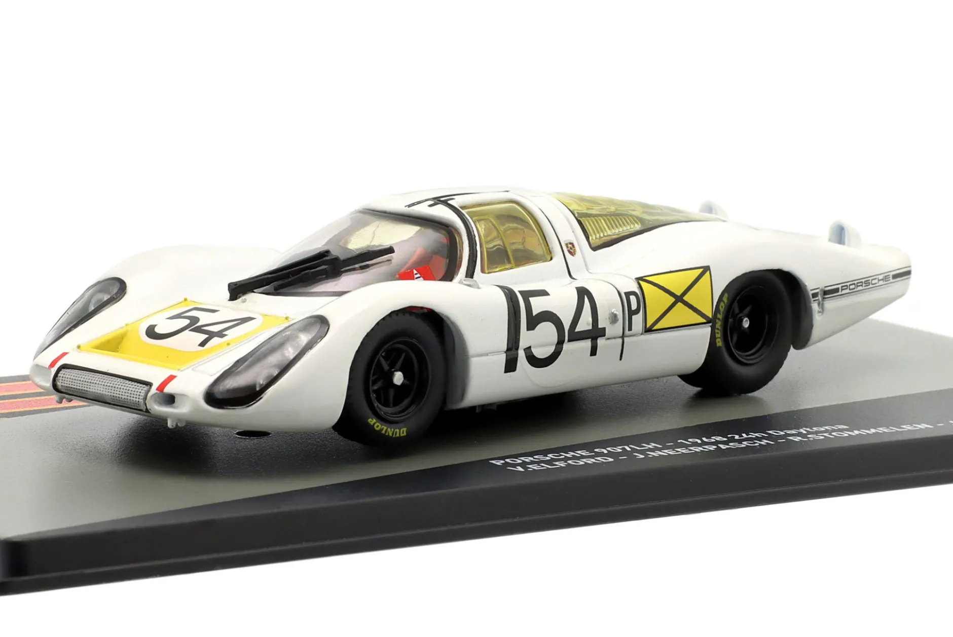 Porsche 907LH #54 Sieger 24h Daytona 1968 Porsche Works Team 1:43 Altaya