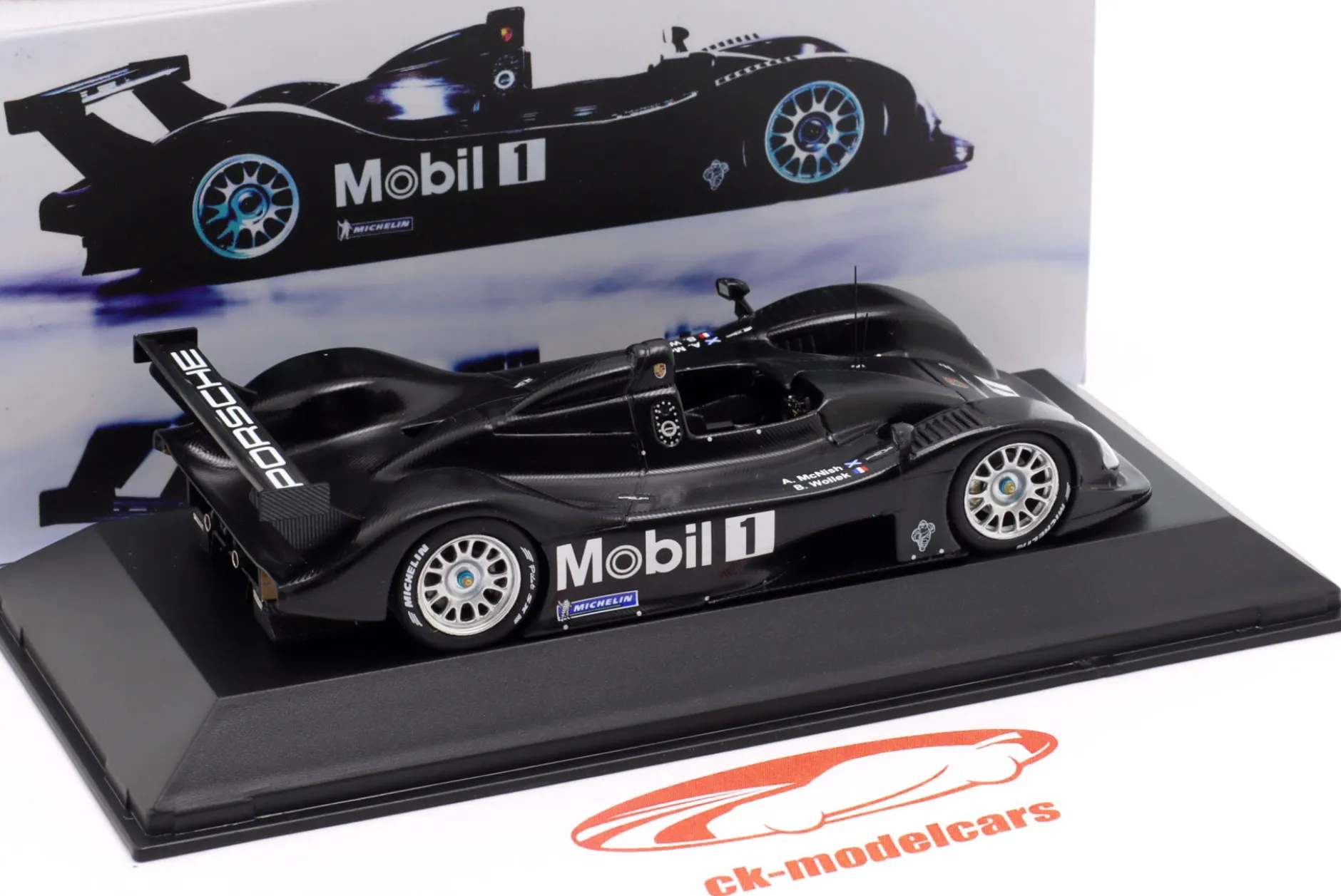 Porsche LMP 2000 Prototyp 2024 / 1999 schwarz 1:43 Spark