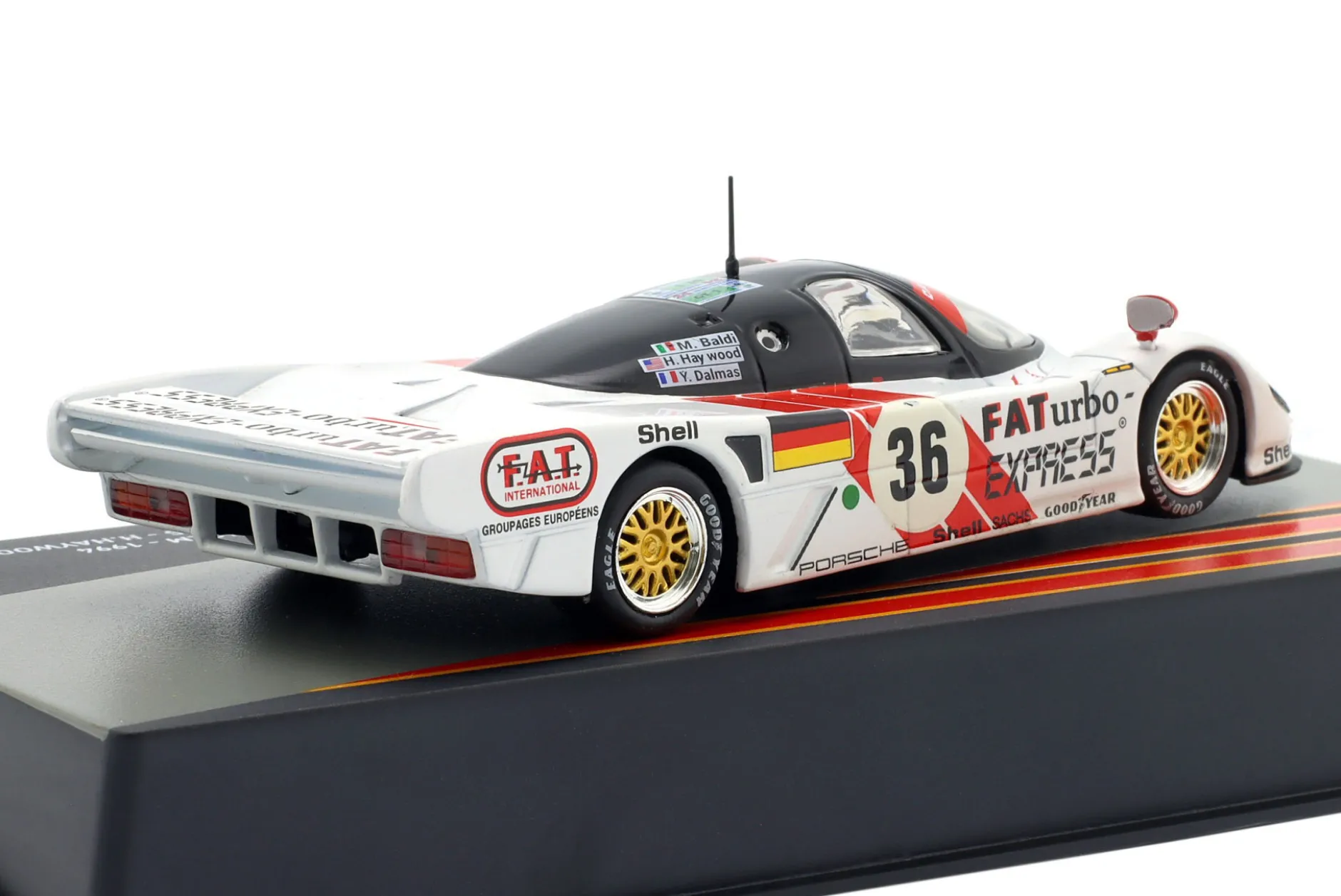 Porsche 962LM #36 Sieger 24h LeMans 1994 Baldi, Dalmas, Haywood 1:43 Altaya
