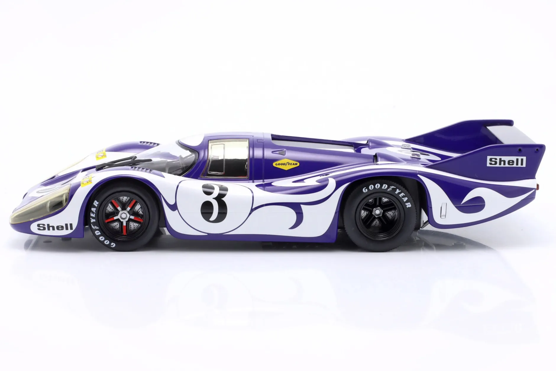 Porsche 917 Long Tail #3 Hippie Trainings Version 24h LeMans 1970 Larrousse, Kauhsen 1:18 WERK83