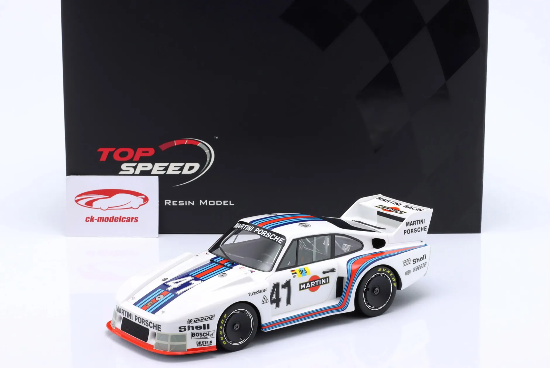 Porsche 935/77 Martini #41 24h LeMans 1977 Stommelen, Schurti 1:18 TrueScale
