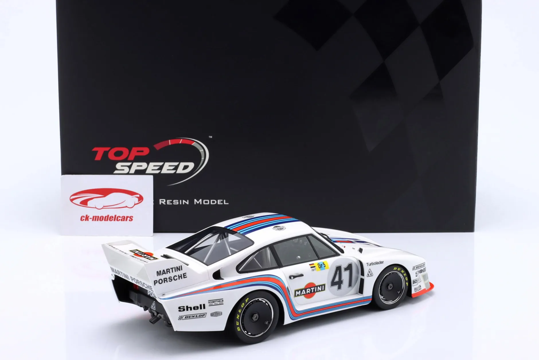 Porsche 935/77 Martini #41 24h LeMans 1977 Stommelen, Schurti 1:18 TrueScale